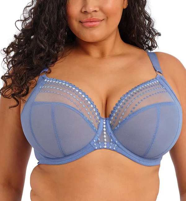 Elomi Matilda Banded Plunge Underwire Bra (8900) - Lunar Blue