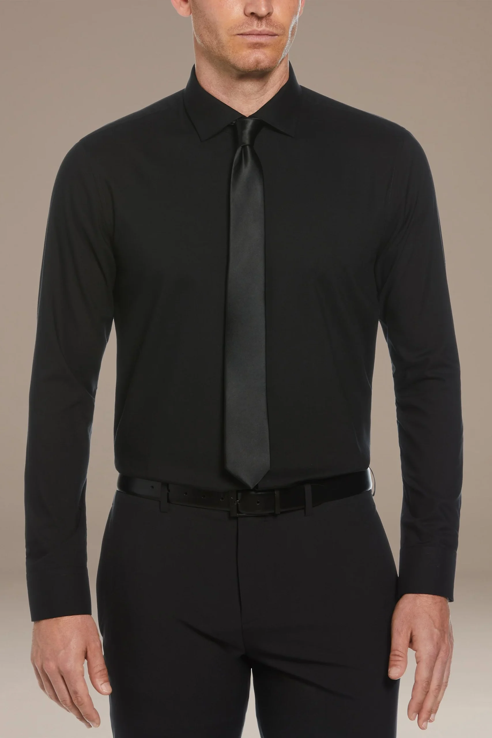 Mens Slim Fit Luxe Button-Down Tencel Twill Shirt