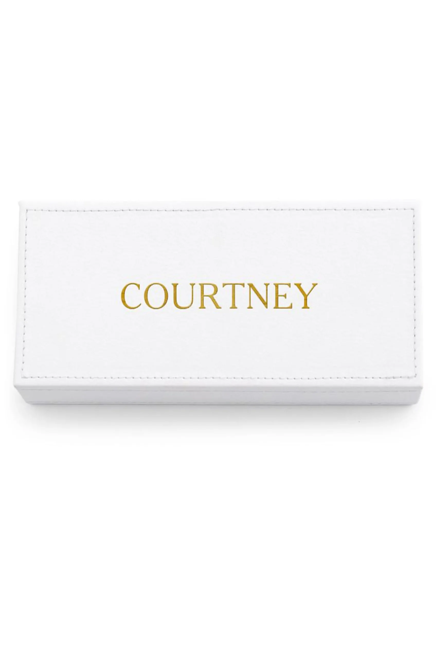Personalized Name Vegan Leather Jewelry Box