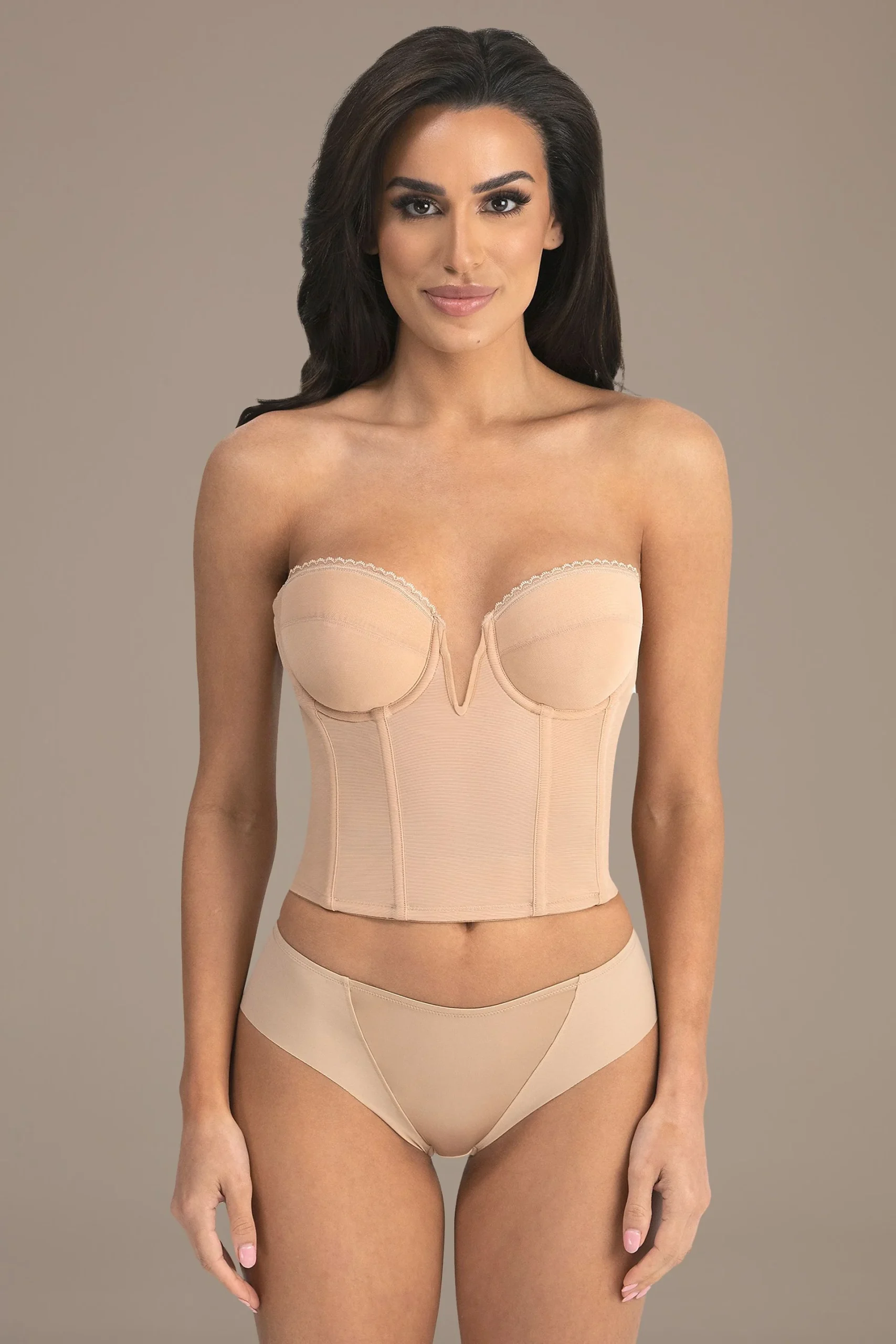 Dominique Valerie Backless Strapless Bustier