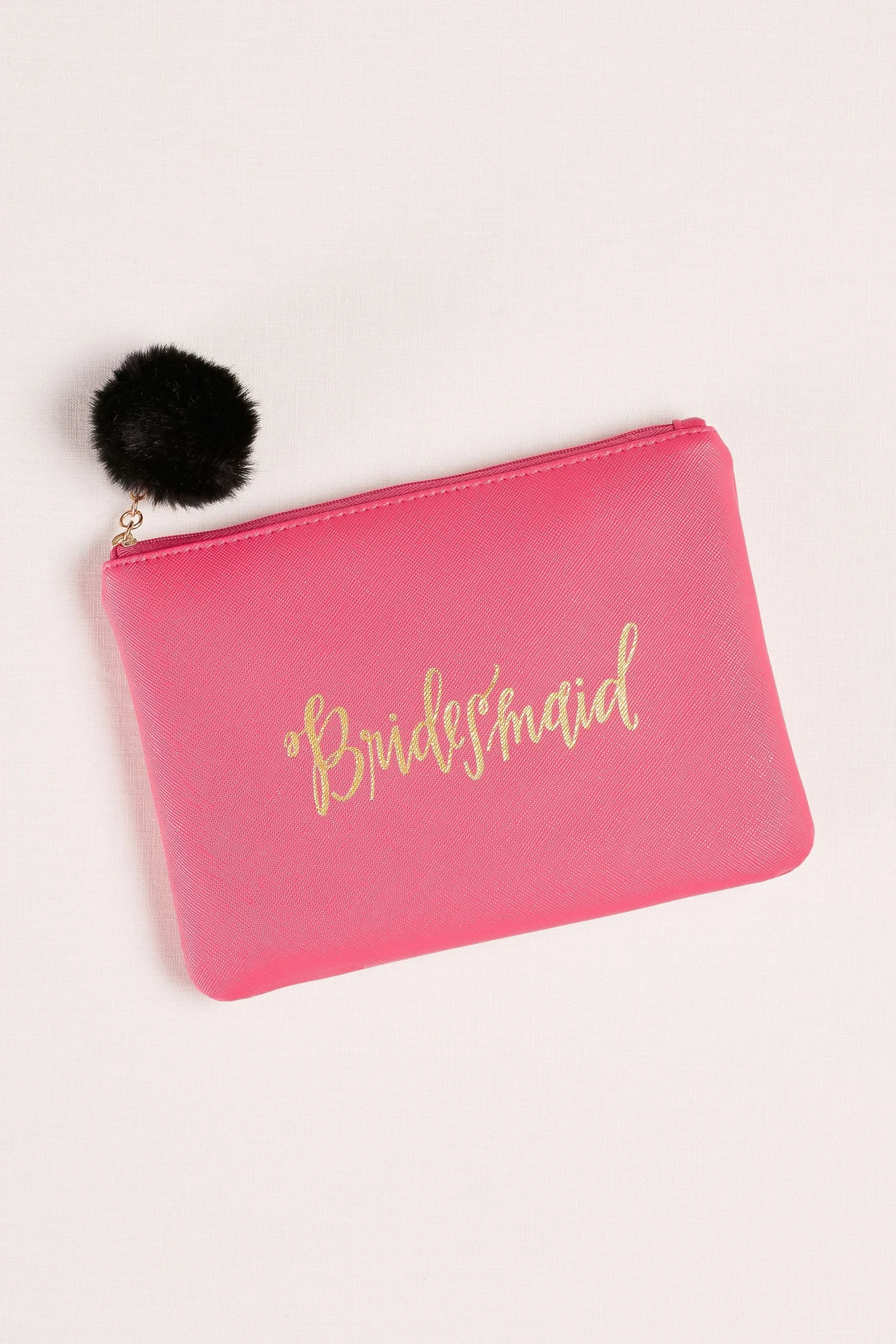 Bridesmaid Wristlet with Pom