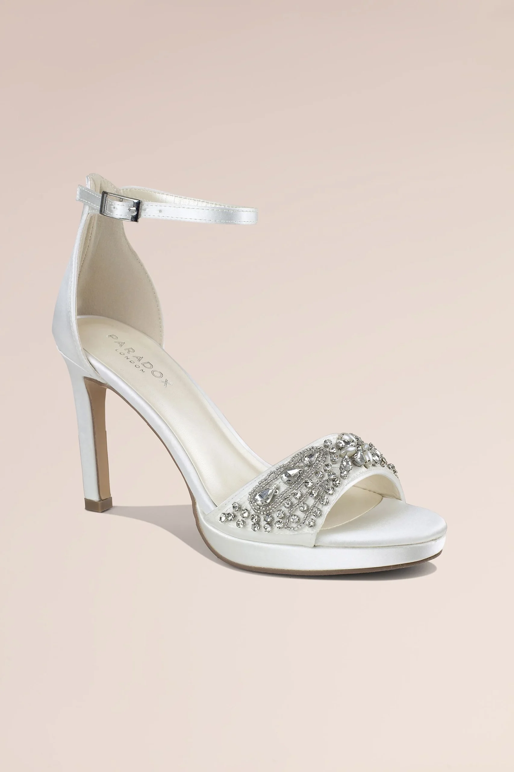 Enya Crystal Embellished Stiletto Sandals