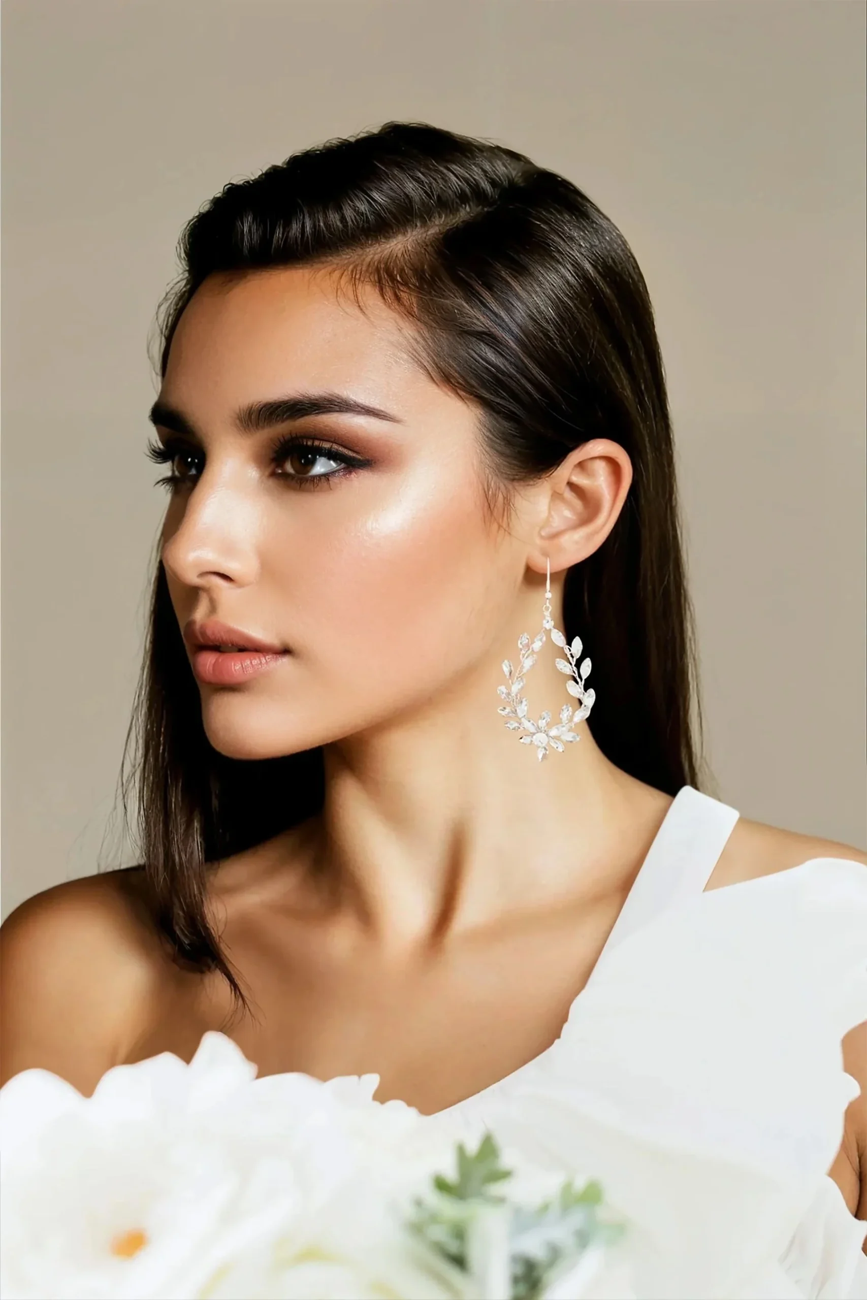 Akia Austrian Crystal Teardrop Earrings