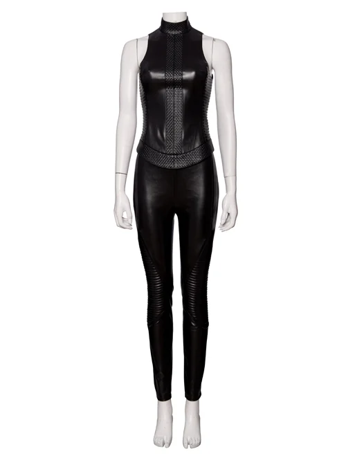 Alita Battle Angel Alita Black Battle Suit Halloween Cosplay Costume Full Set