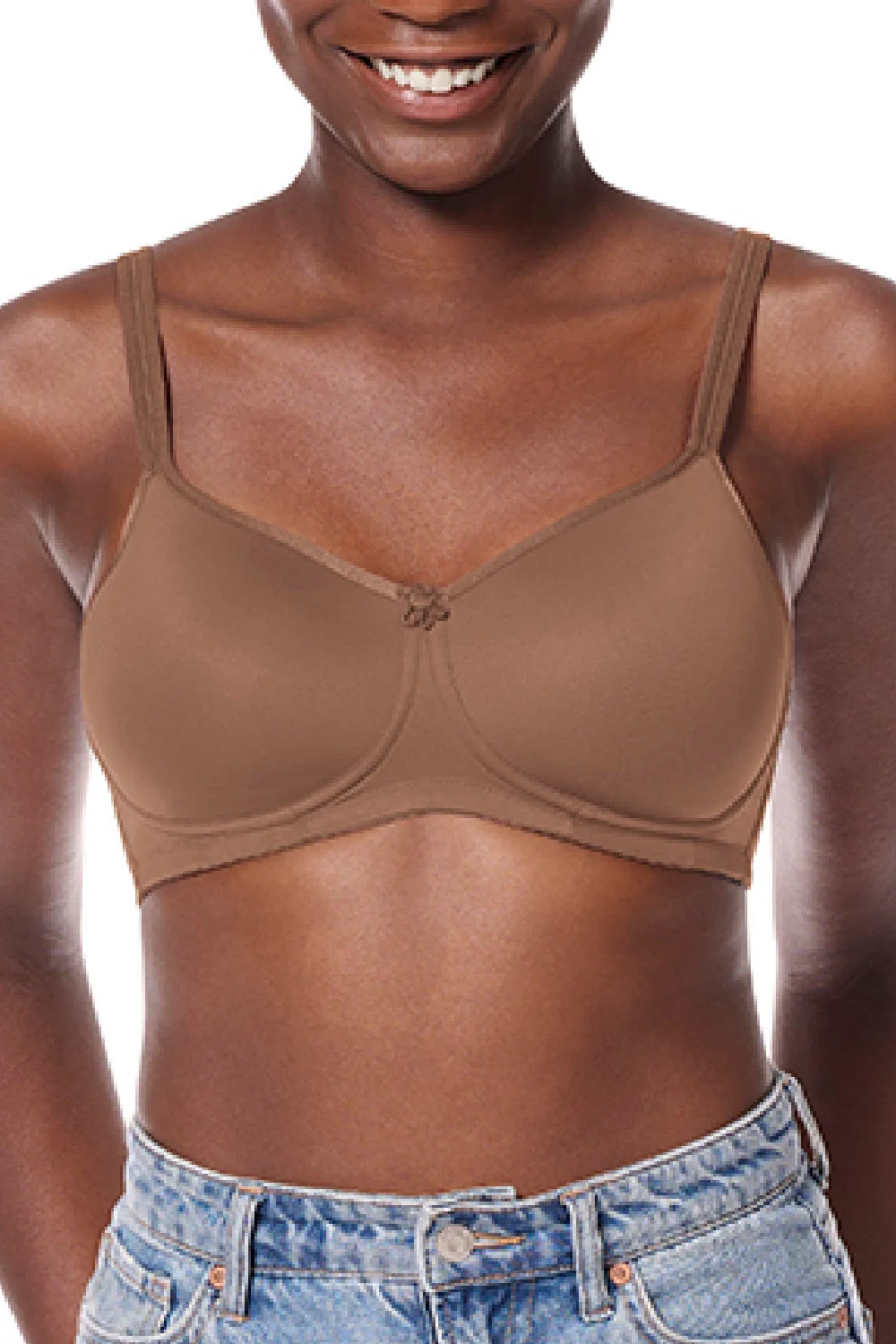 Amoena Mara Padded Wire-Free Bra, Mocha (44864)