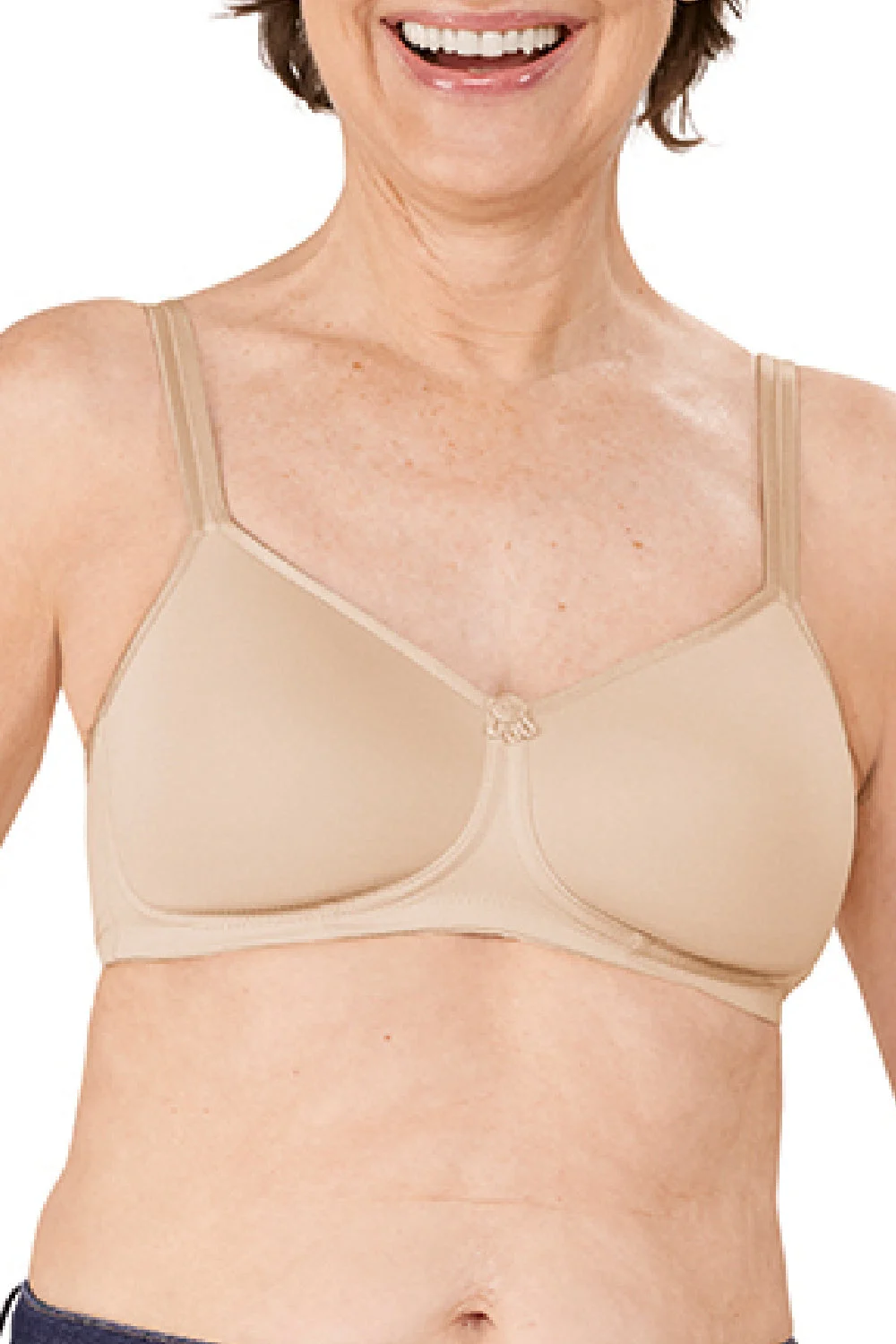 Amoena Mara Padded Wire-Free Bra, Sand (1150)