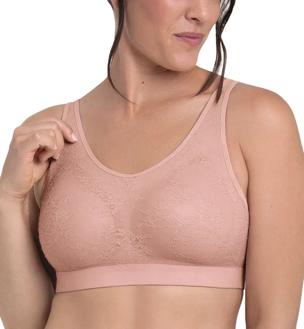 Anita Care Essential Lace Post Mastectomy Bralette (4700X) - Rosewood