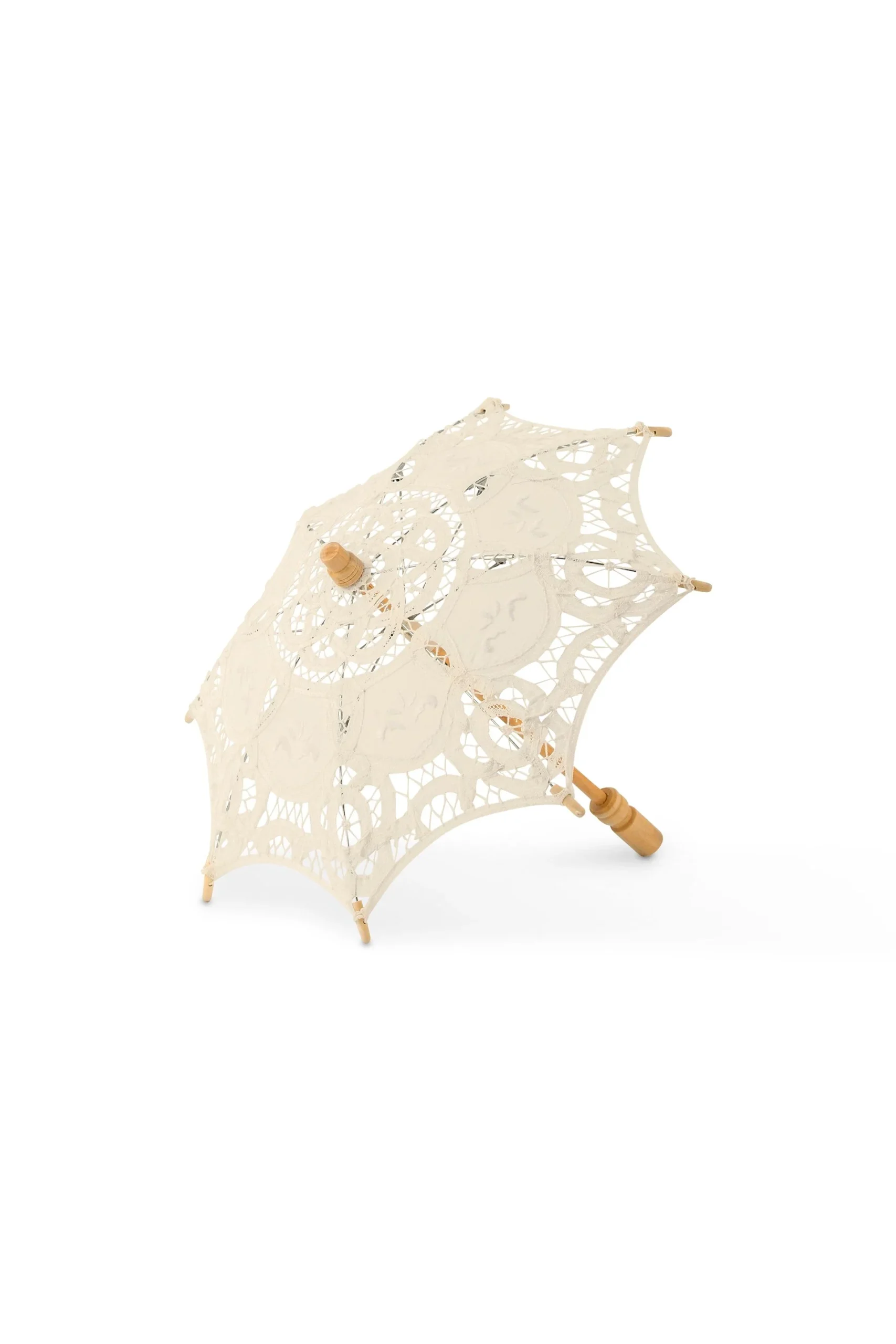 Antiqued Battenburg Lace Parasol