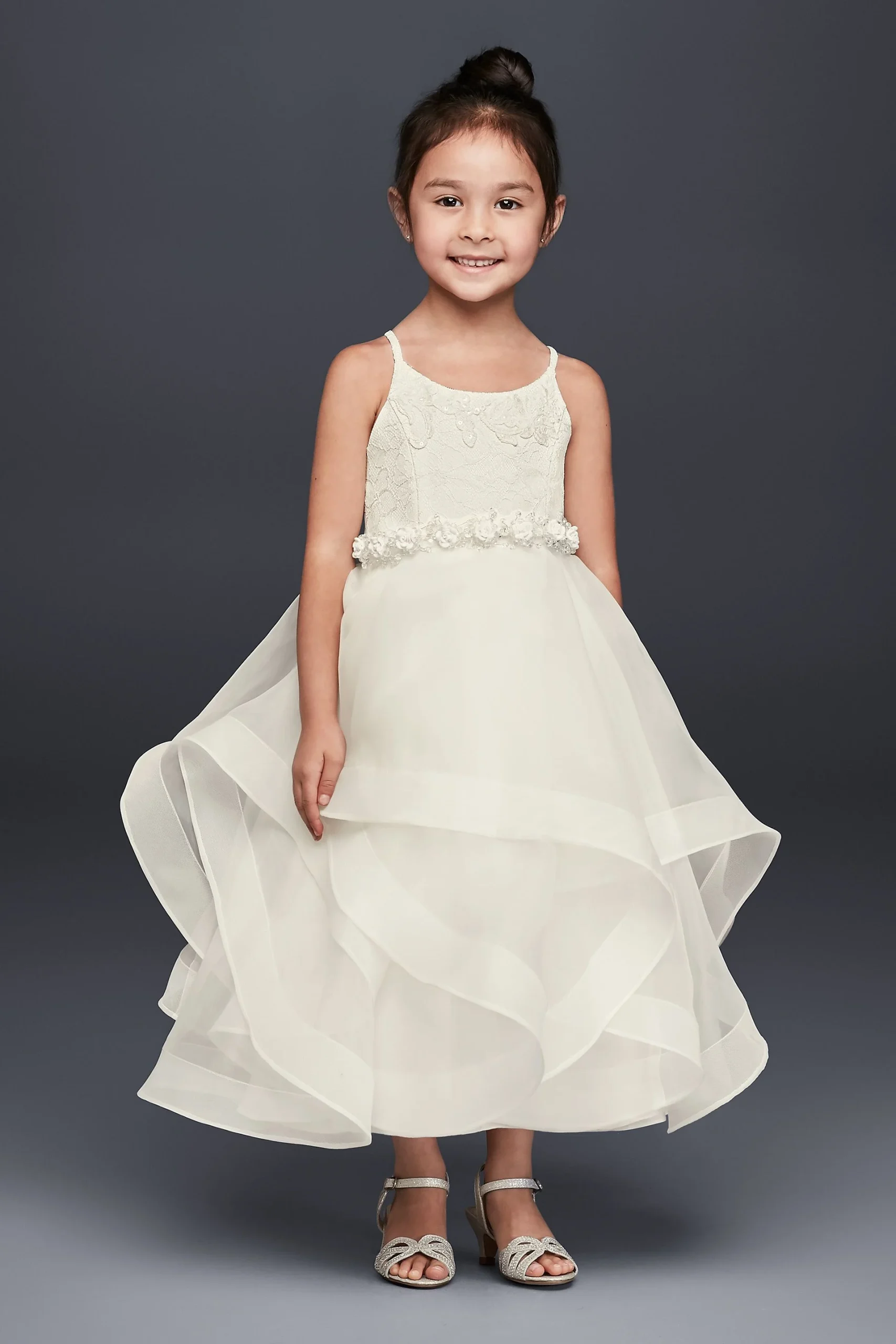 As-Is Lace and Tulle Flower Girl Dress