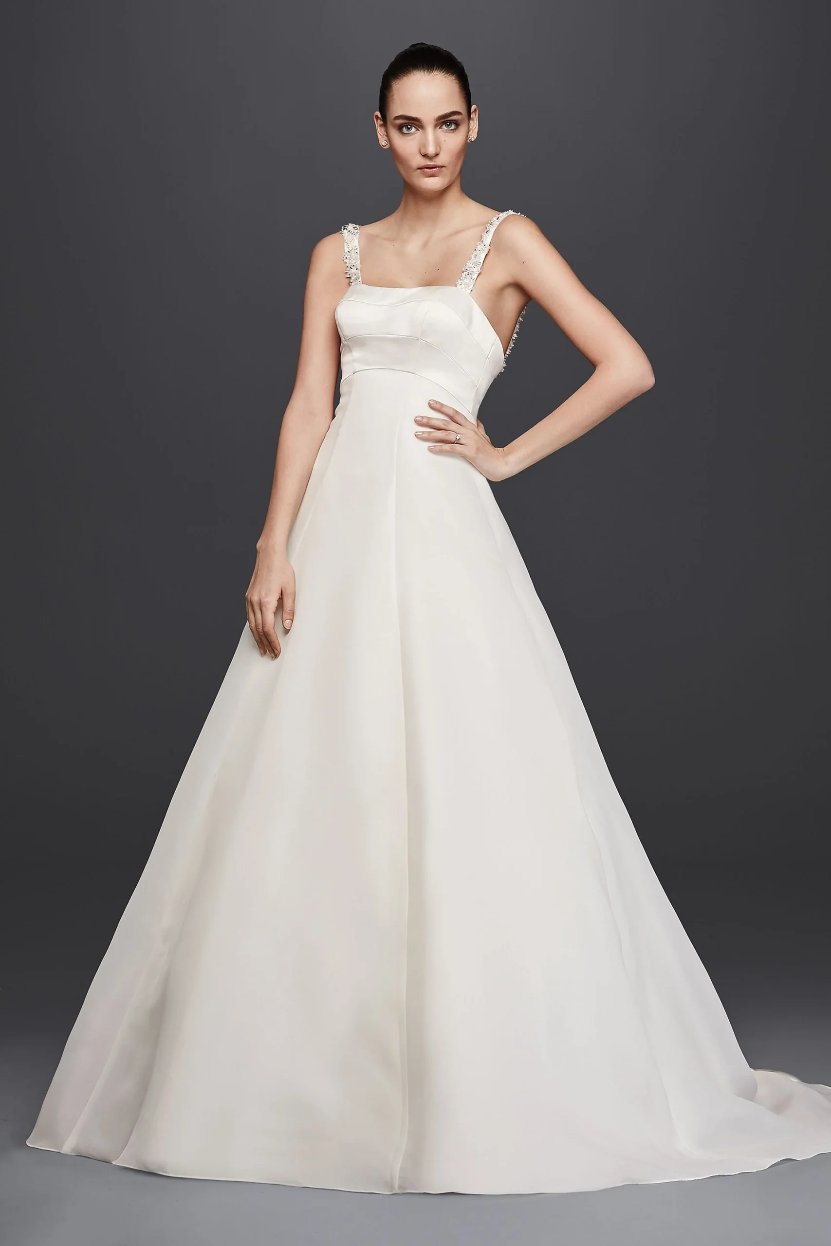 As-Is Satin A-Line Wedding Dress