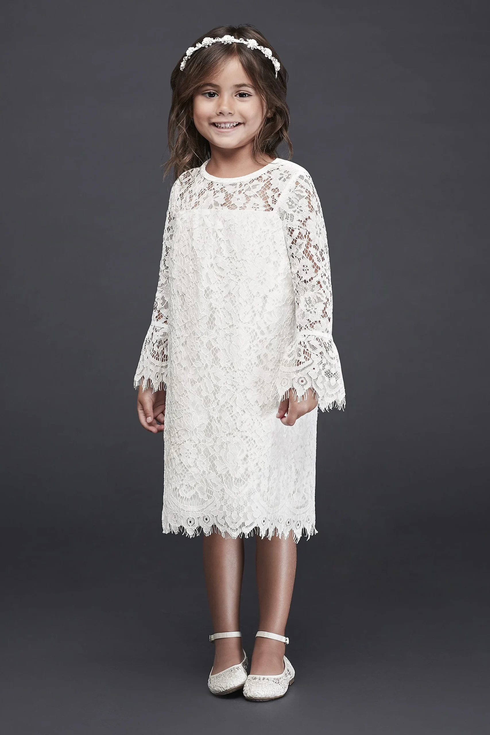 As-Is Short Lace Flower Girl Dress