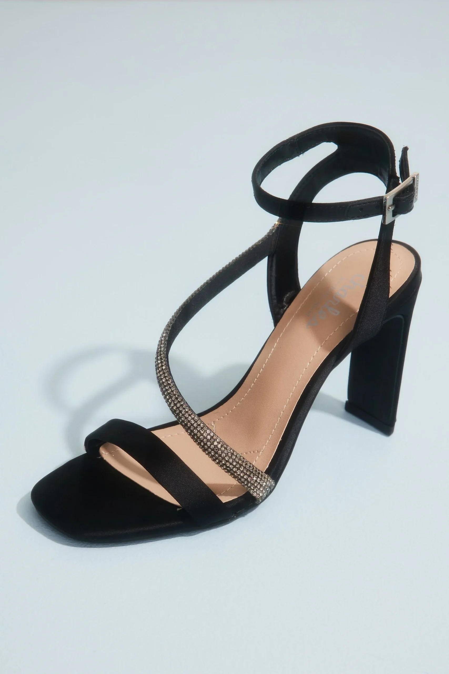 Asymmetrical Rhinestone Stilettos