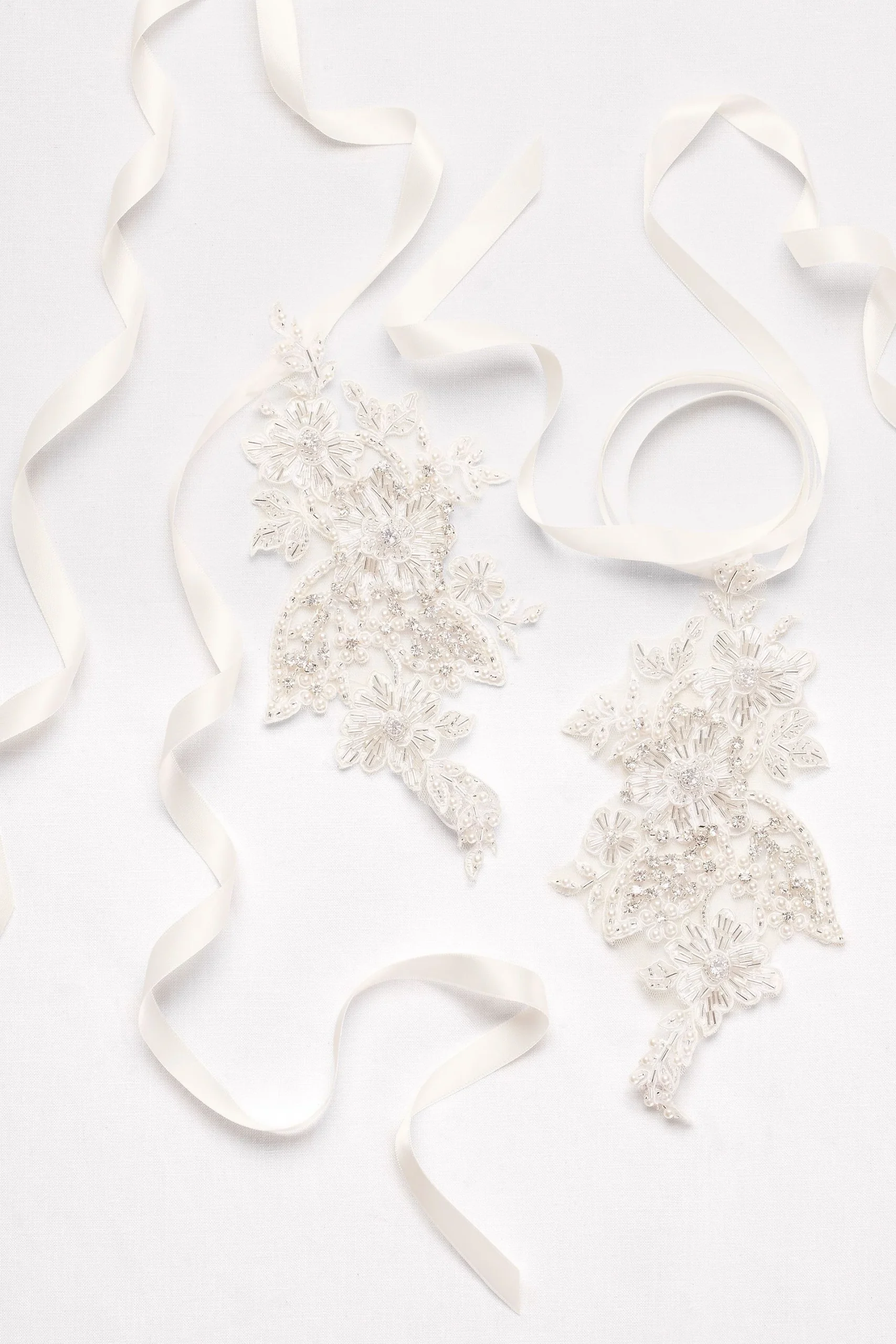 Baguette-Beaded Floral Foot Jewelry