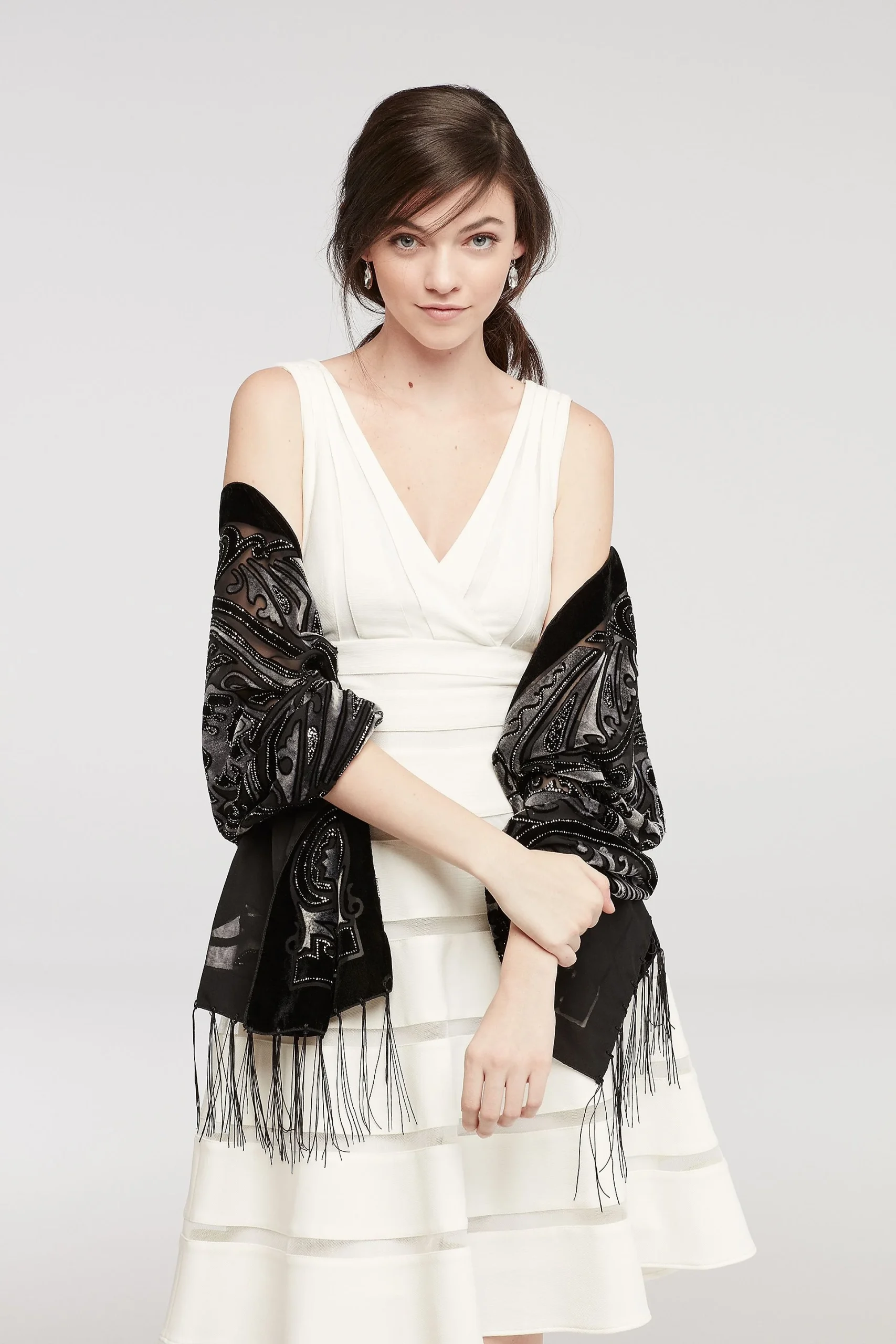 Beaded Paisley Burnout