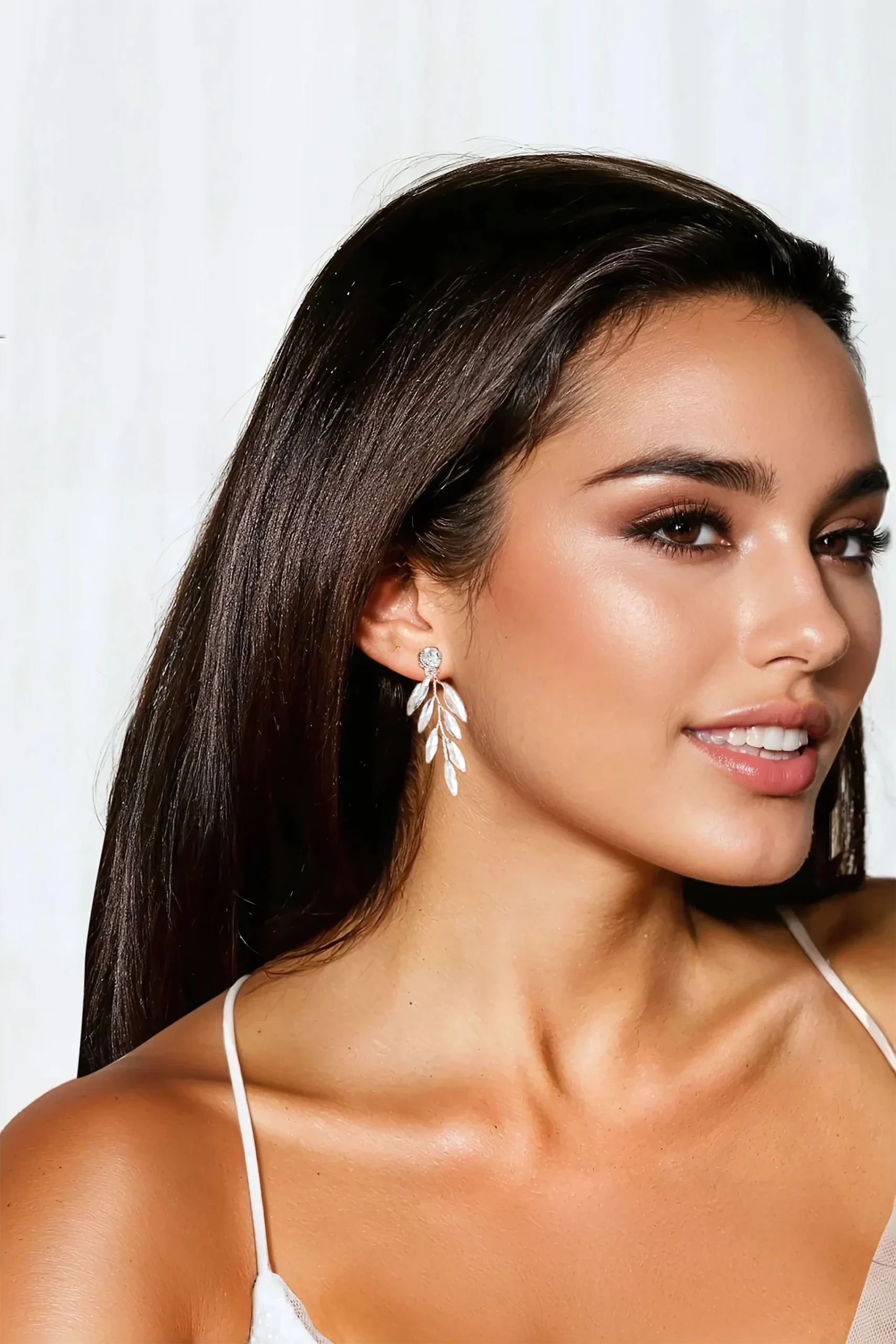 Beta Austrian Crystal Drop Earrings