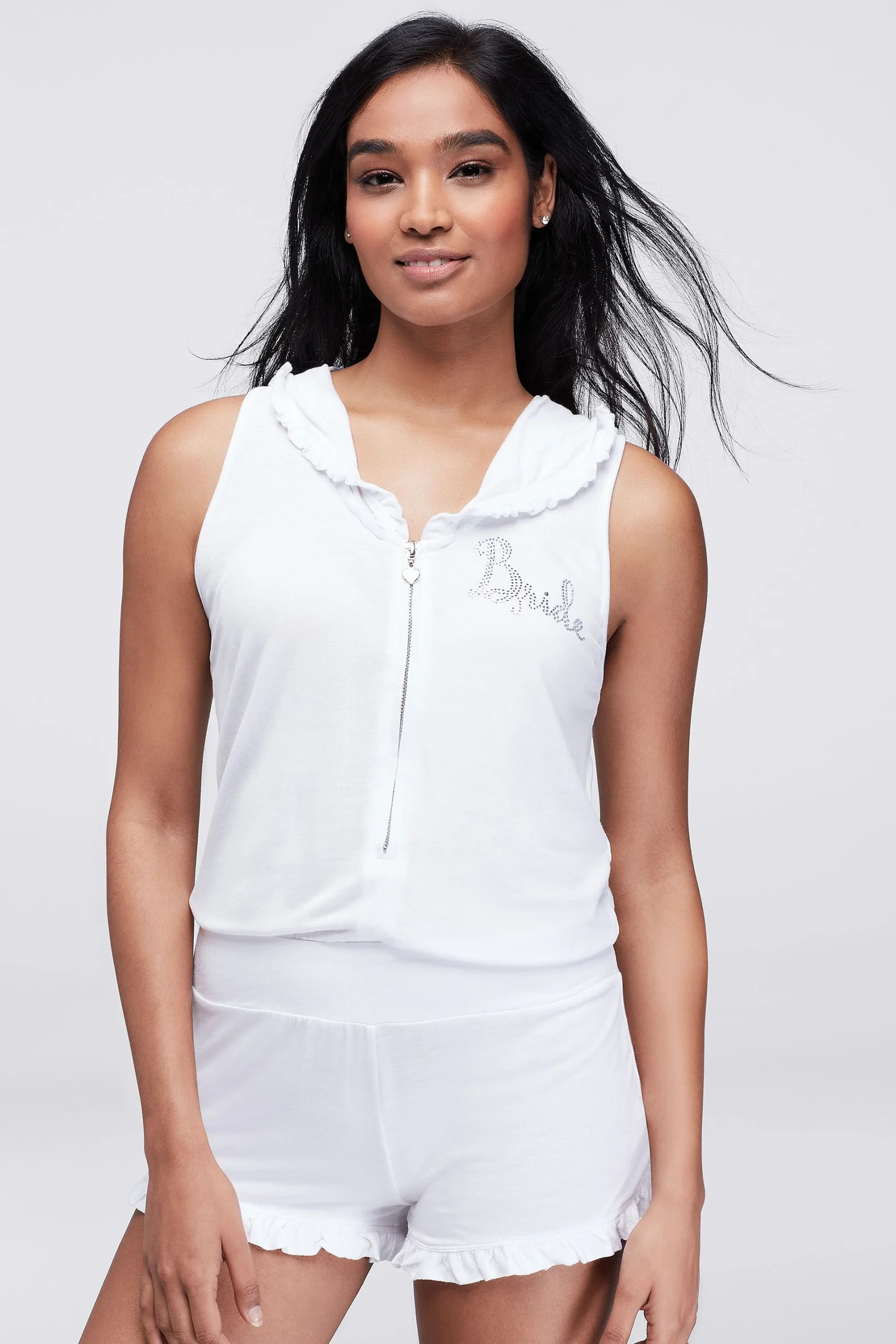Betsey Johnson Bride Terry Romper