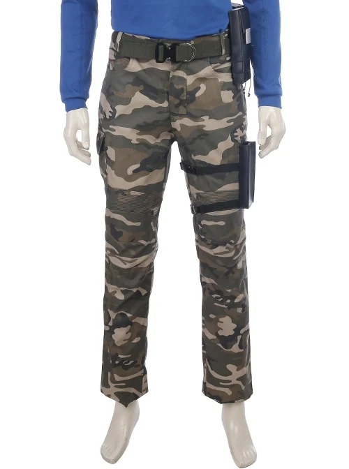 Black Panther Erik Killmonger Camouflage Clothing Halloween Cosplay Costume Camouflage Trousers