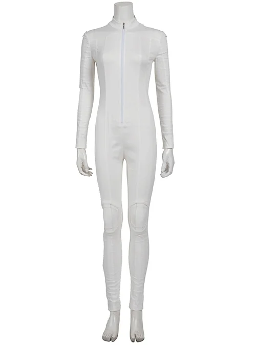 Black Widow Yelena Belova White Bodysuit Set Halloween Cosplay Costume White Bodysuit