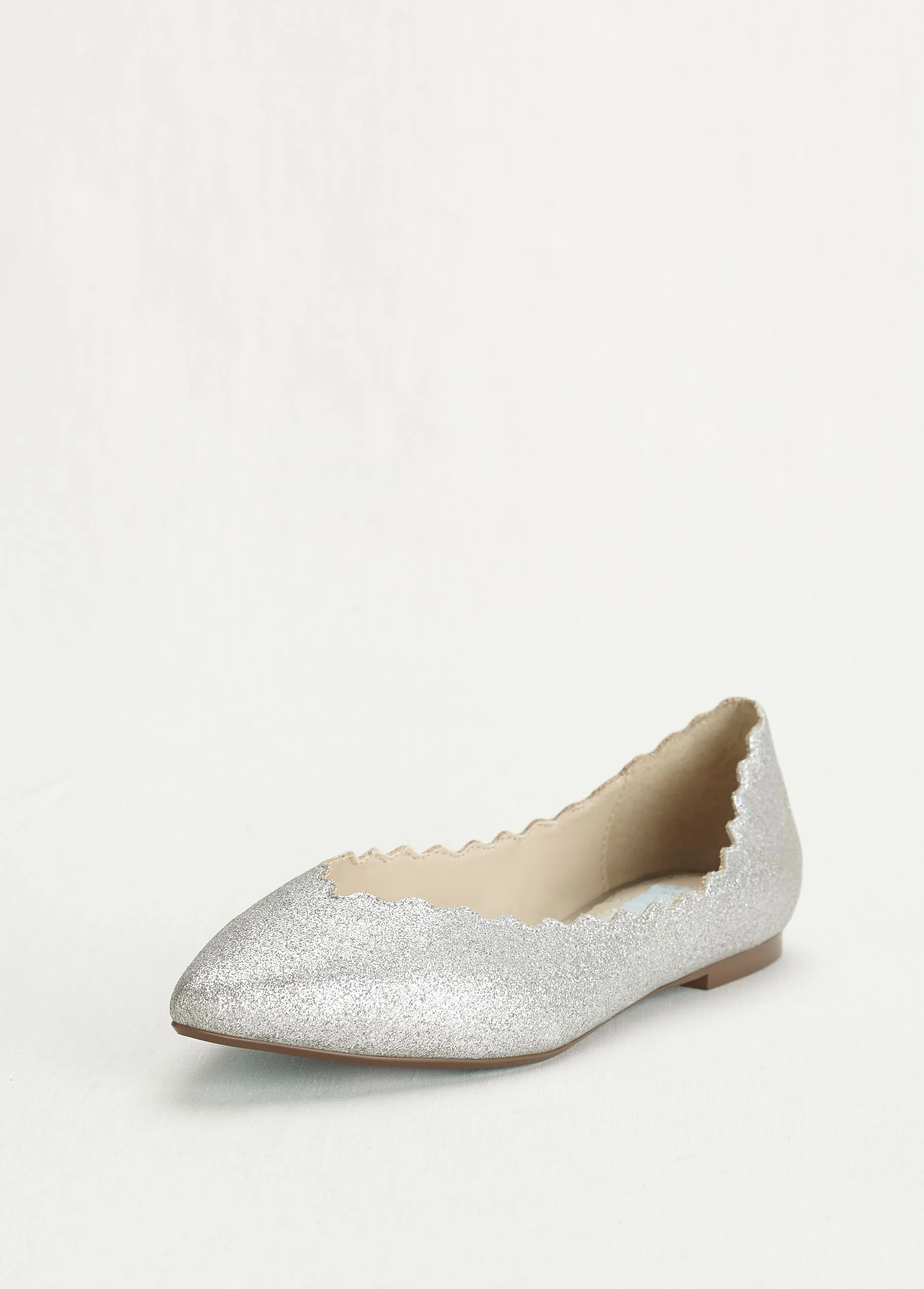 Blue by Betsey Johnson Scallop Edged Ballet Flats