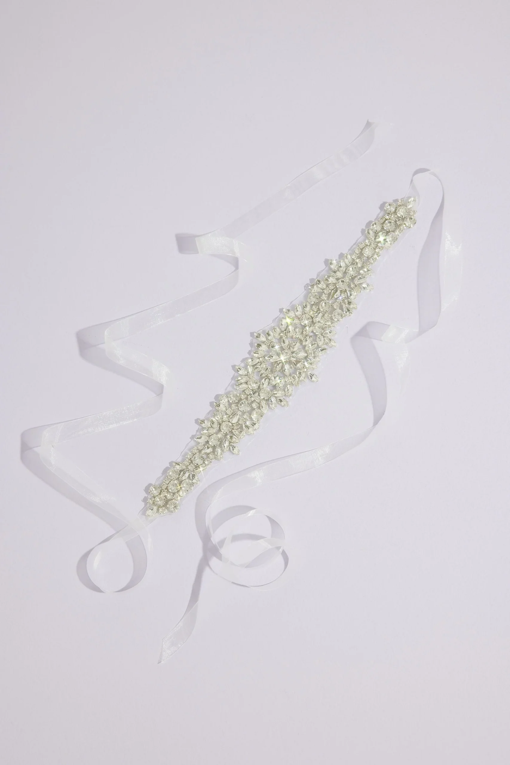 Bold Crystal Cluster Sash