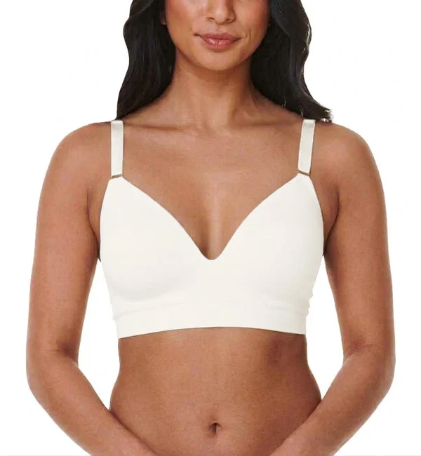 Bravado Everyday Plunge Wireless Full Cup T-Shirt Bra (11060FC) - Lily White