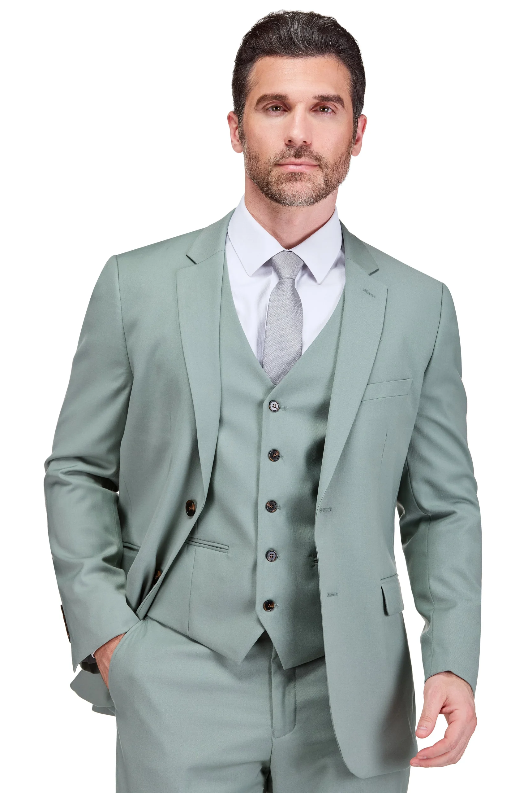 Braveman Men’s 3-Piece Classic Fit Suit