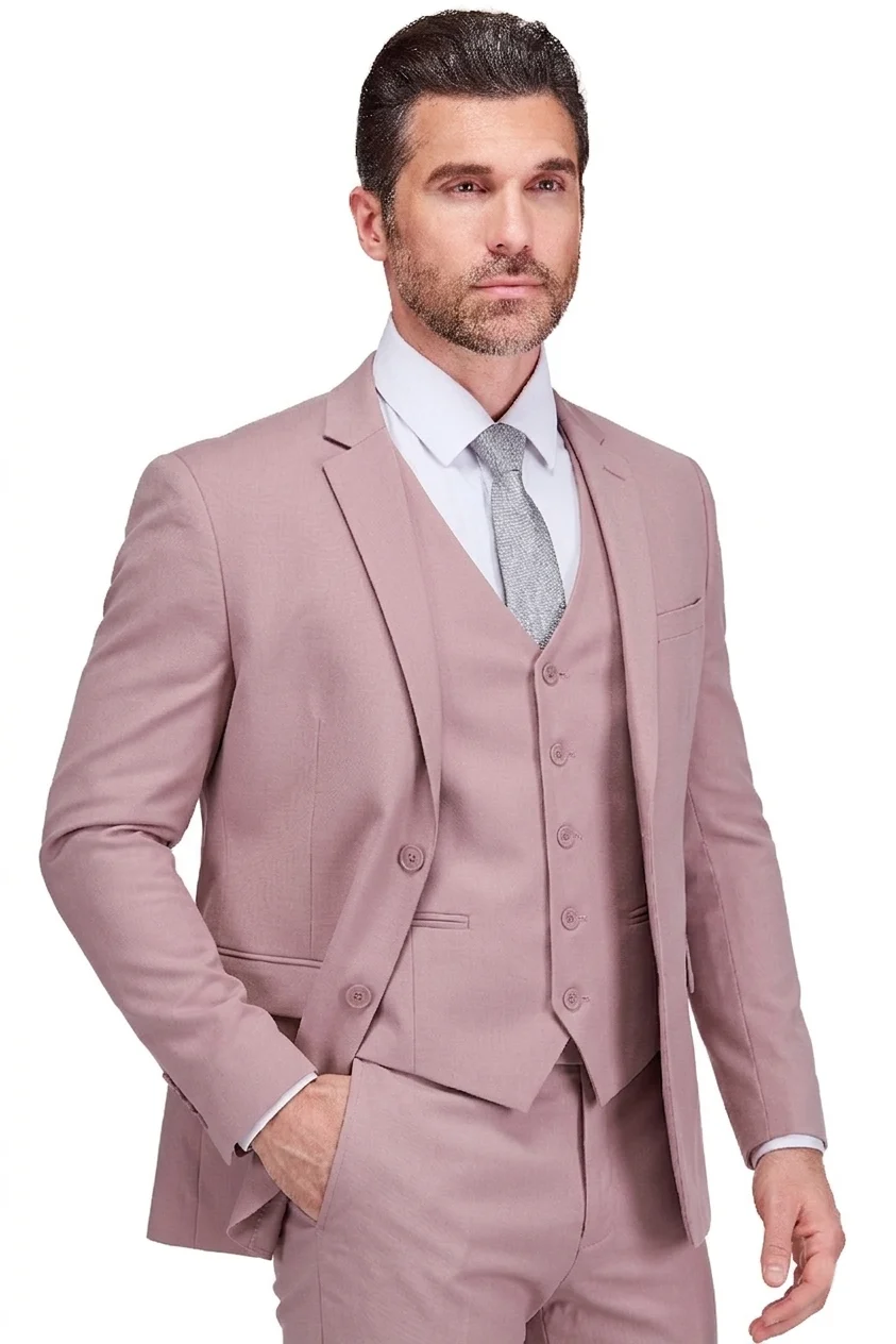 Braveman Men's Signature 3-Piece Slim Fit Suits