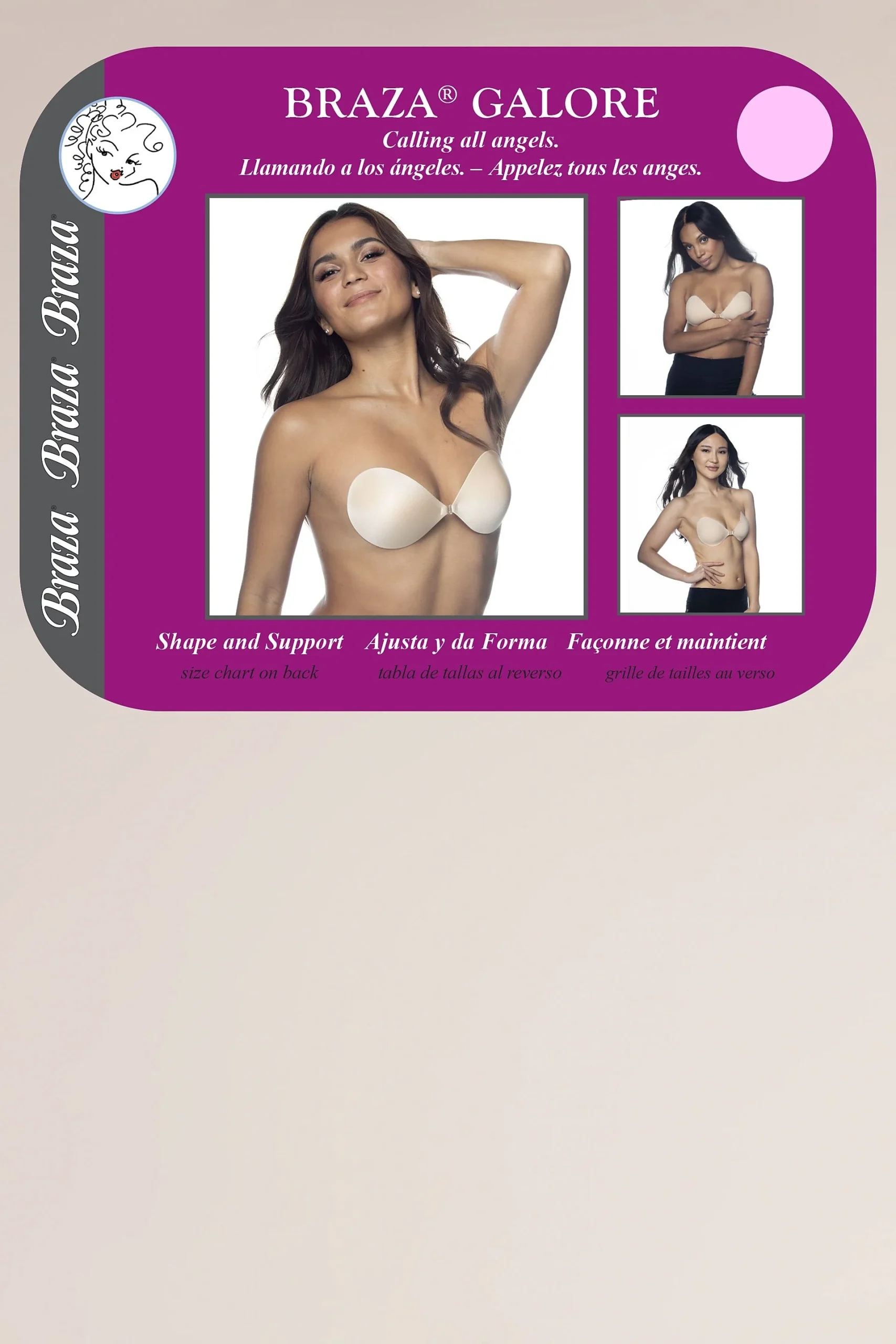 Braza Galore Strapless Adhesive Bra