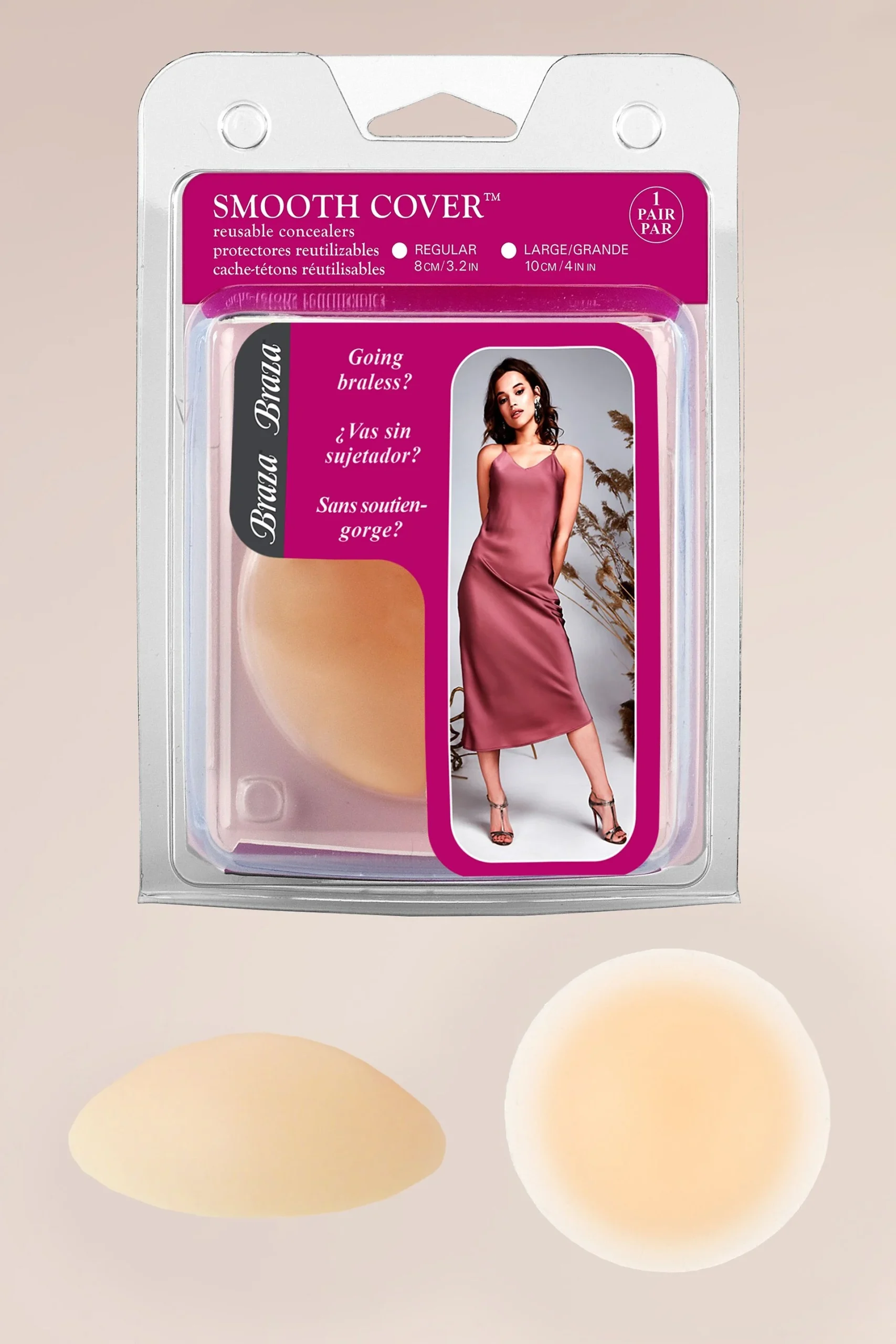 Braza Regular Adhesive Reusable Nipple Concealers