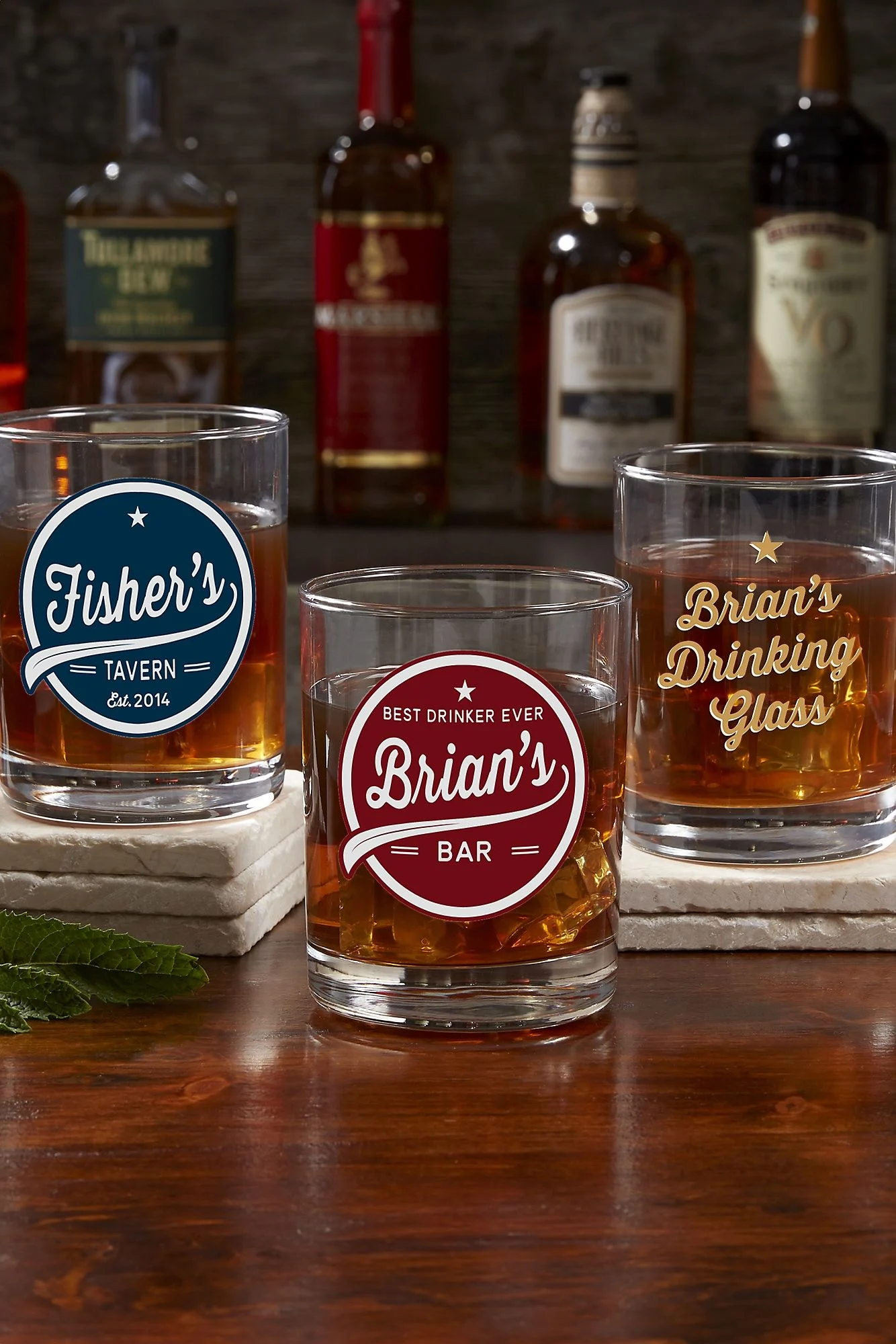 Brewing Co Personalized Printed Whiskey Glass