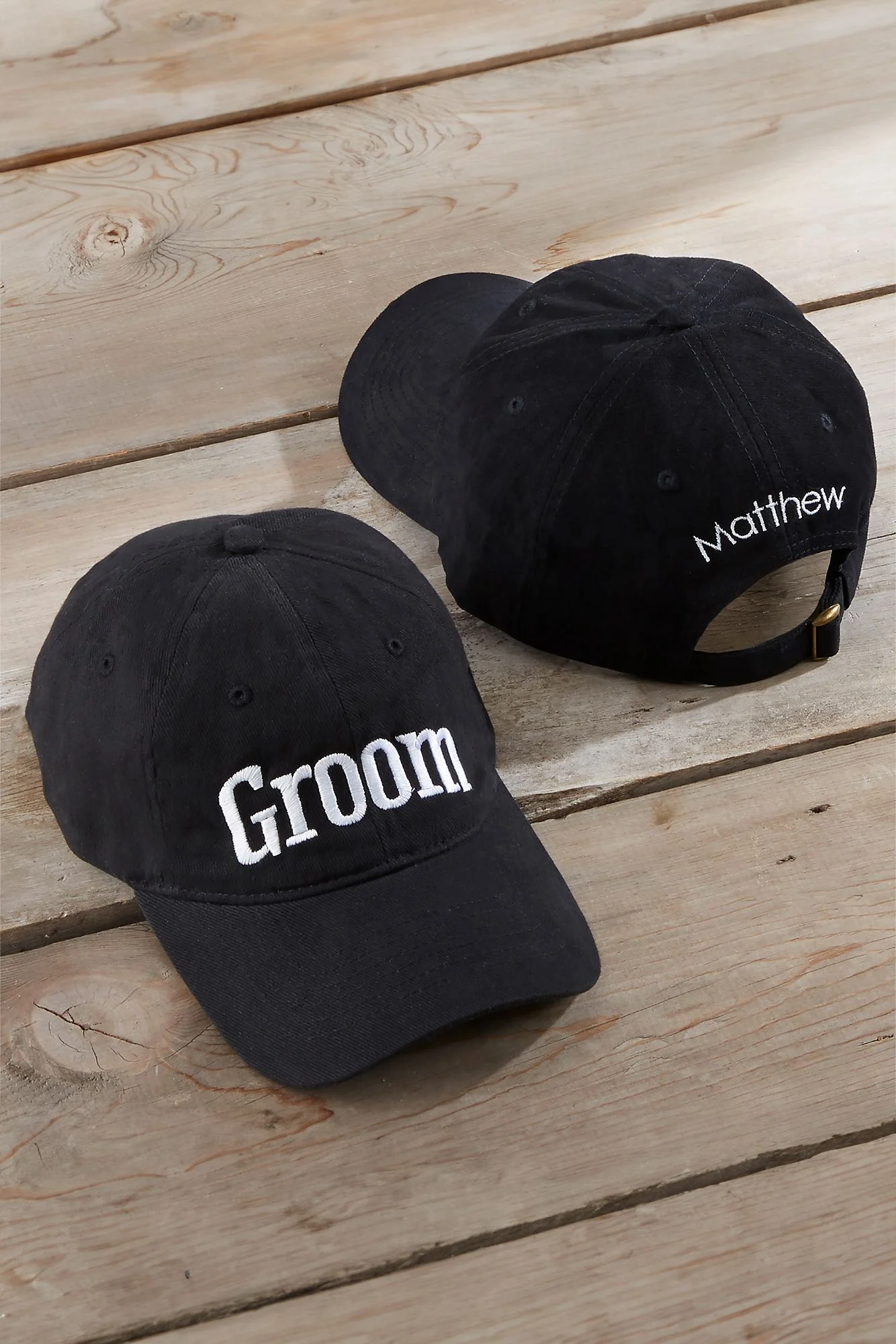 Bridal Party Embroidered Baseball Caps