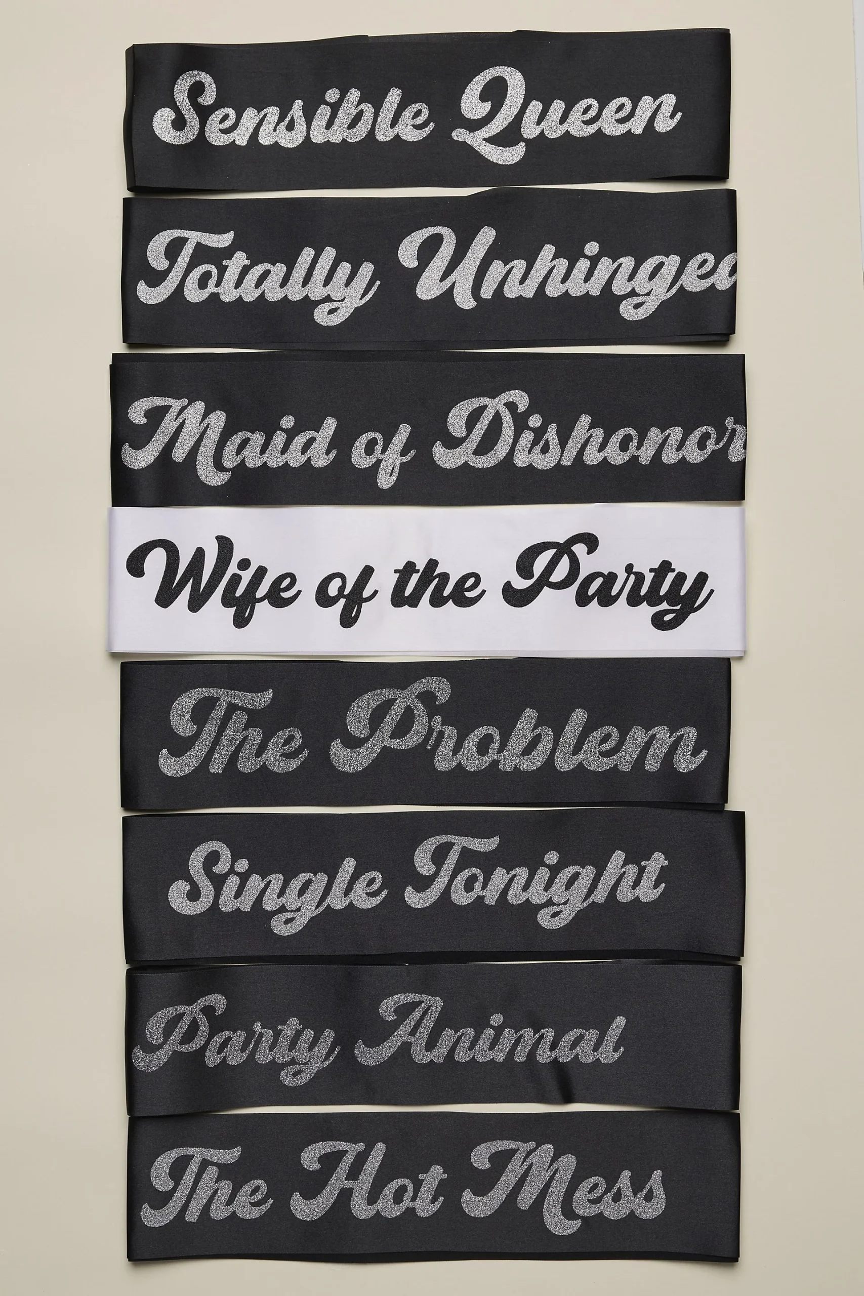 Bride and Bridal Party Sash Set