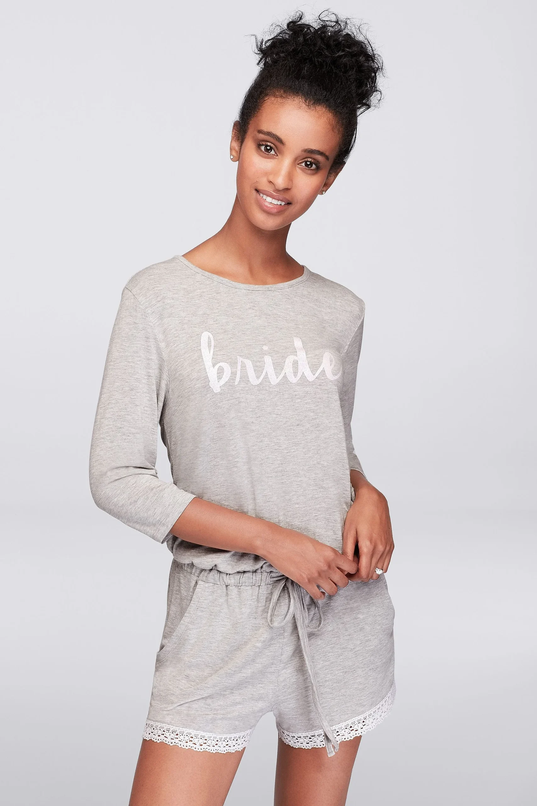 Bride Jersey Romper
