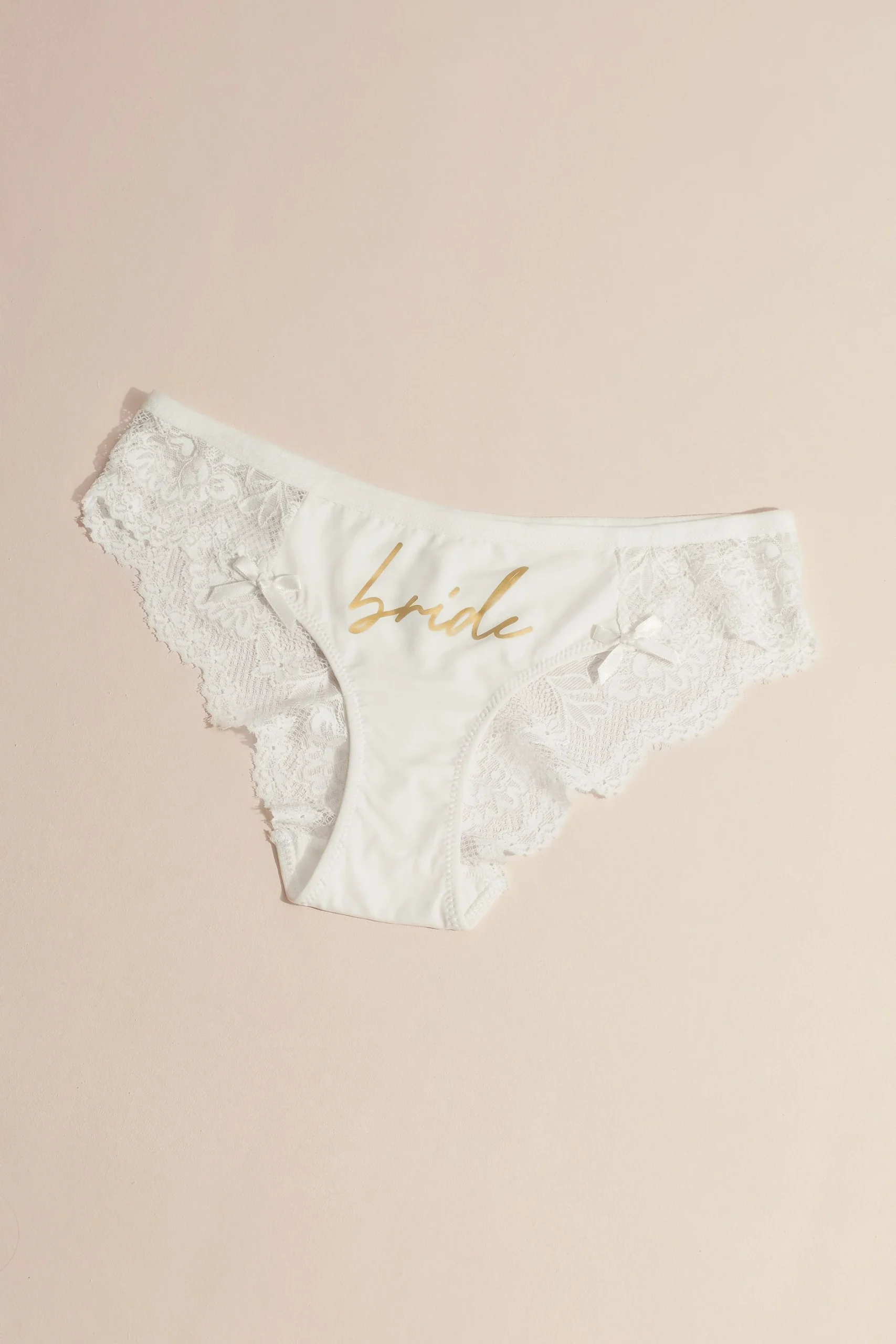 Bride Lace-Back Cheeky Briefs