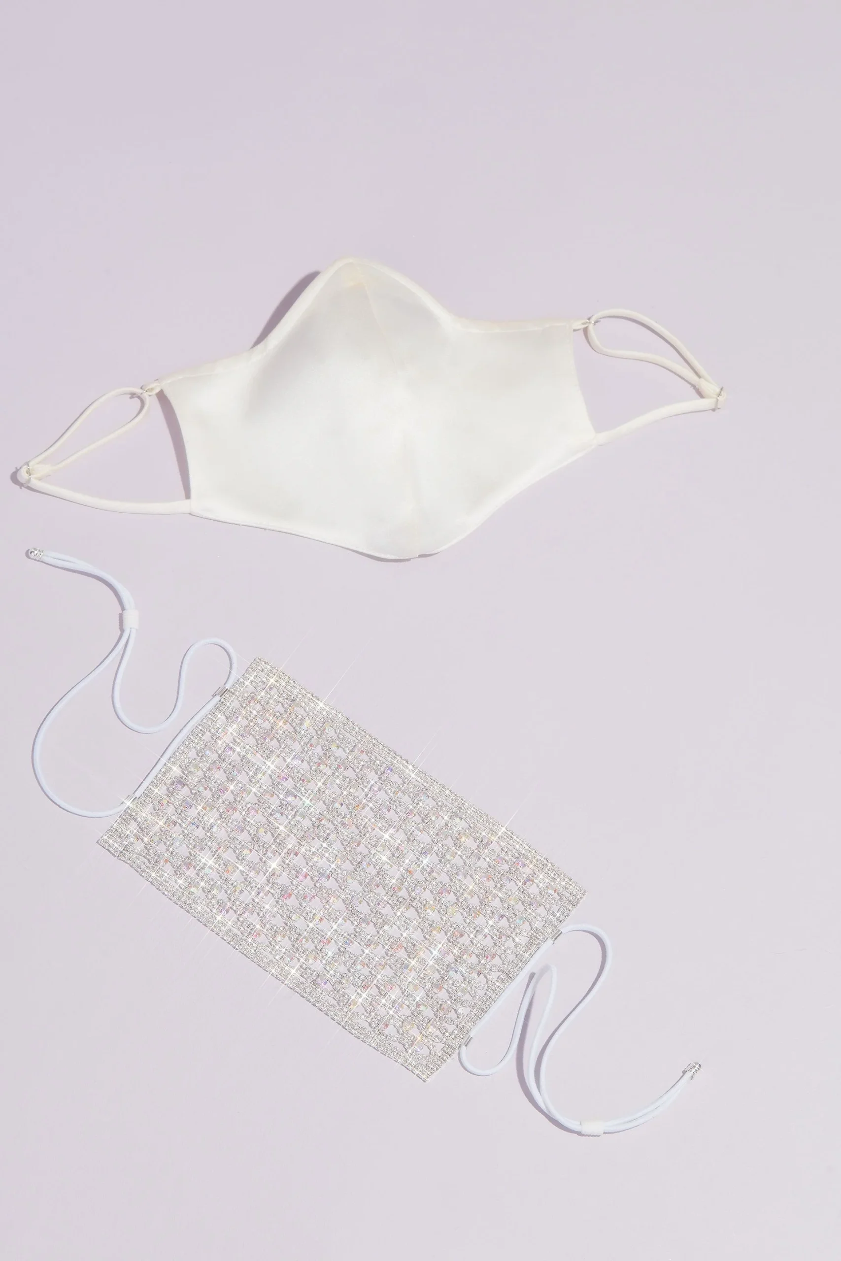Brilliant Cut Rhinestone Face Mask Cover