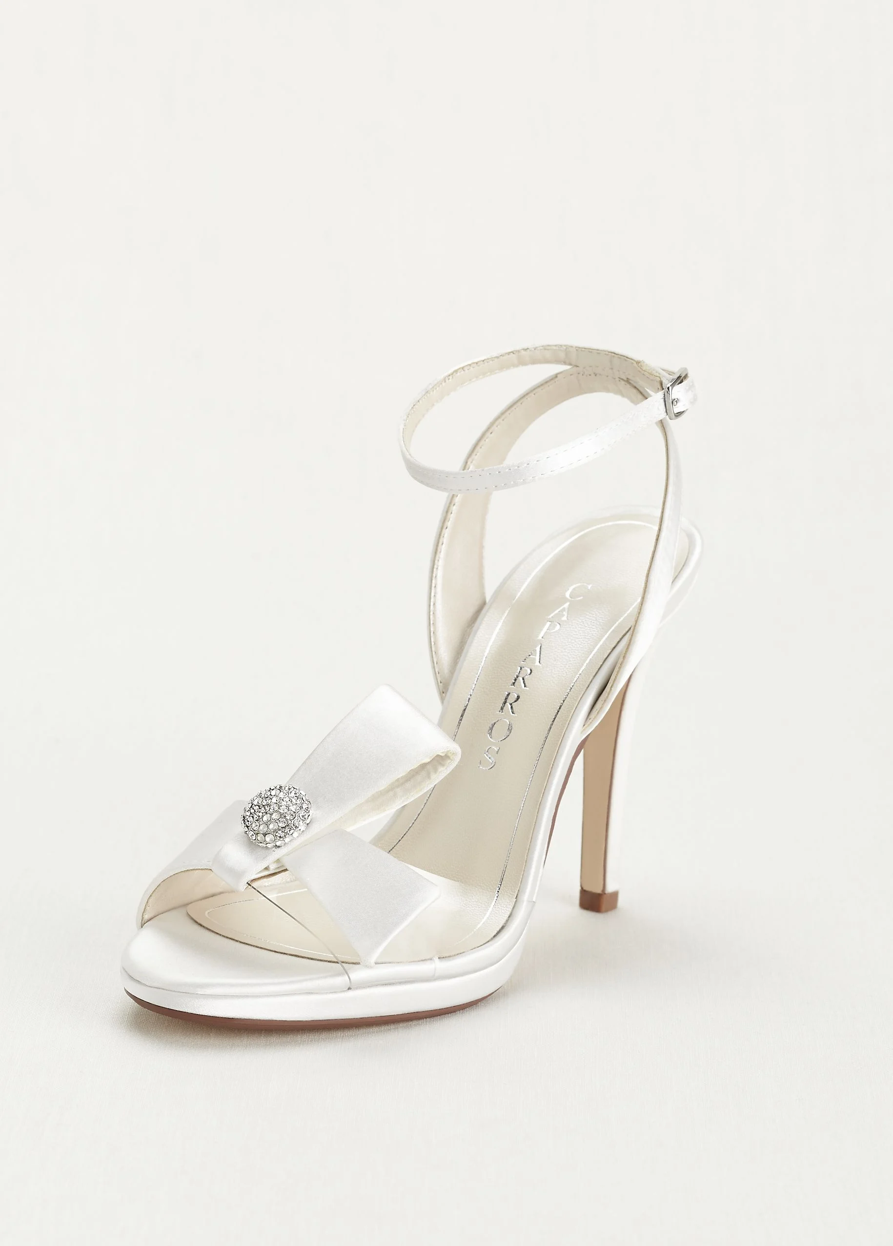 Caparros Bow Front Heel with Crystal Embellishment