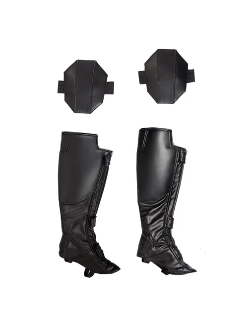 Captain America Civil War Black Widow Cosplay Costume Boot Covers And Knee Pads
