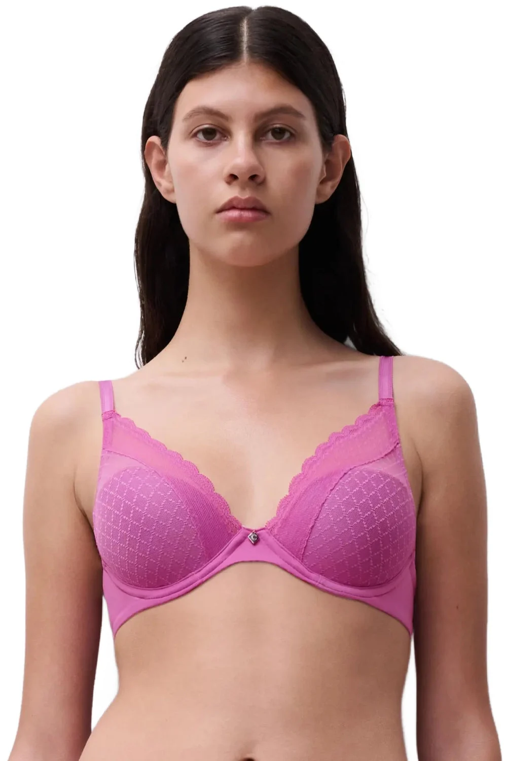 Chantelle Norah Chic Plunge Bra, Rosebud (C16MNA)