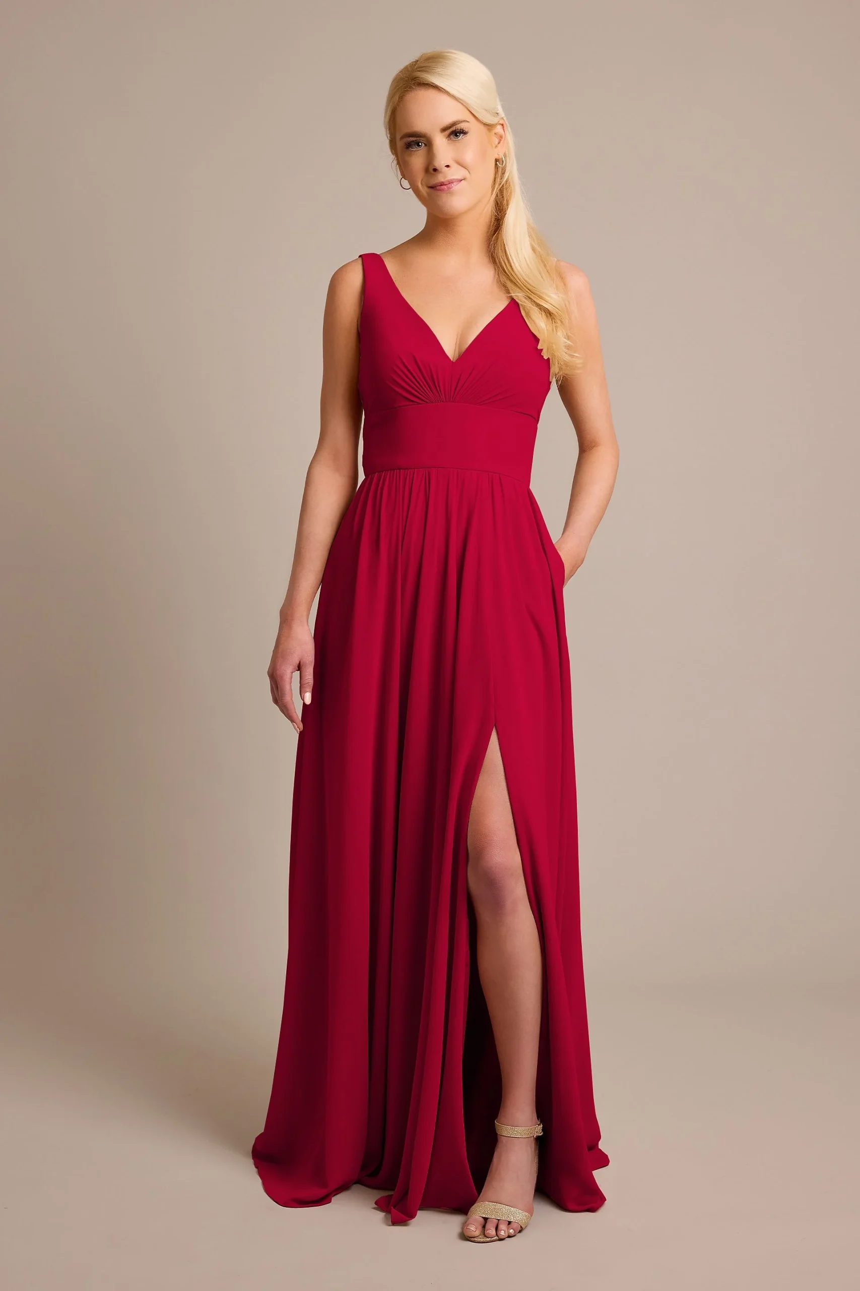 Chiffon Tank A-Line Dress