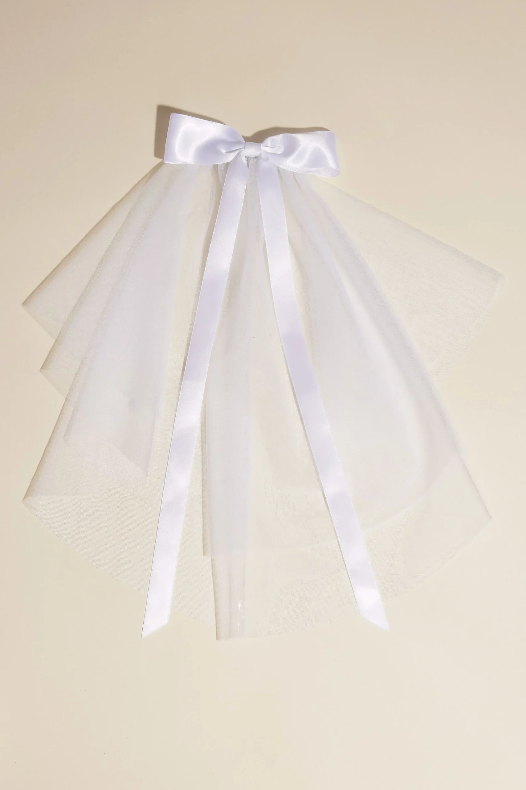 Communion Veil with Satin Bow