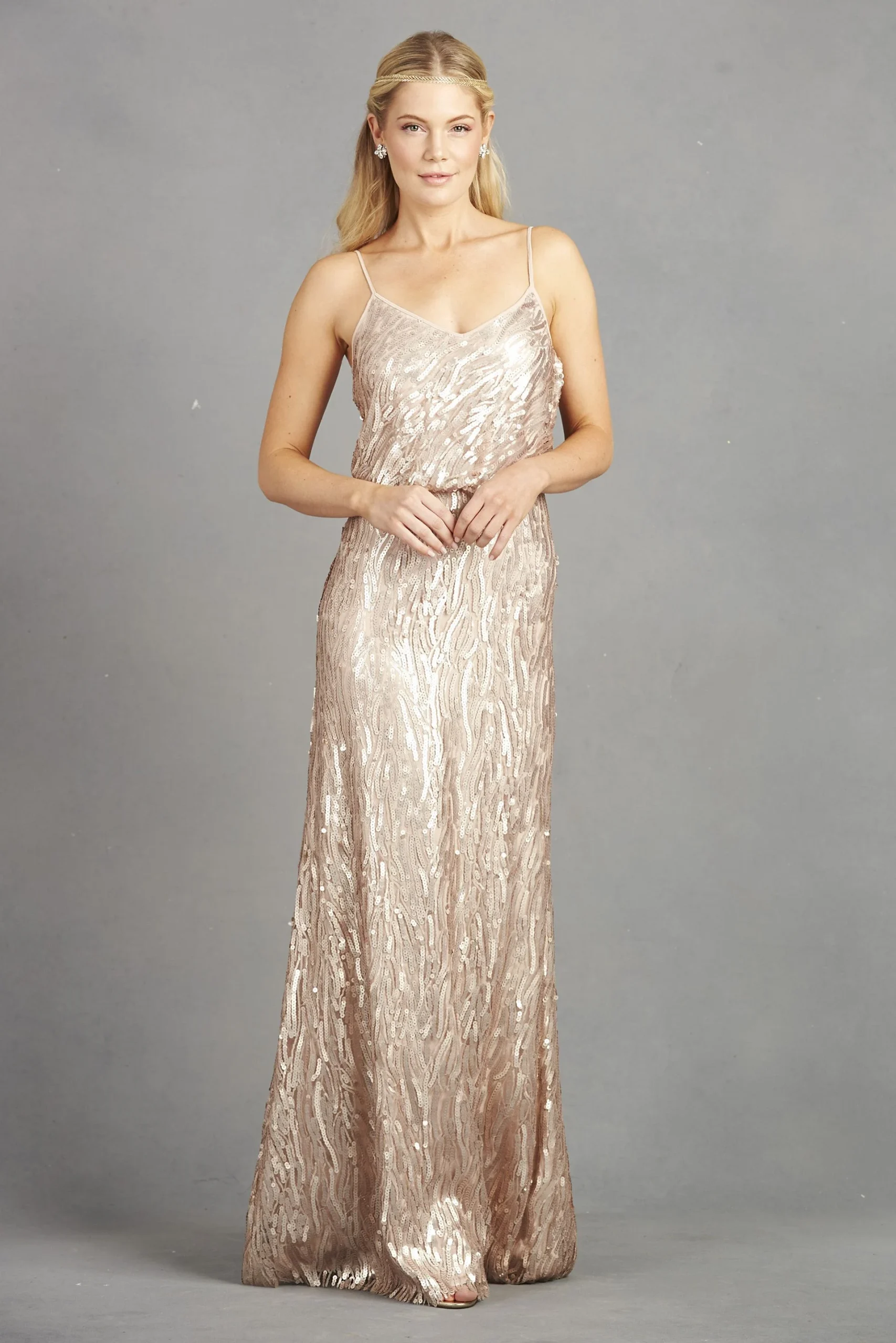 Courtney Sequined Bridesmaid Dress