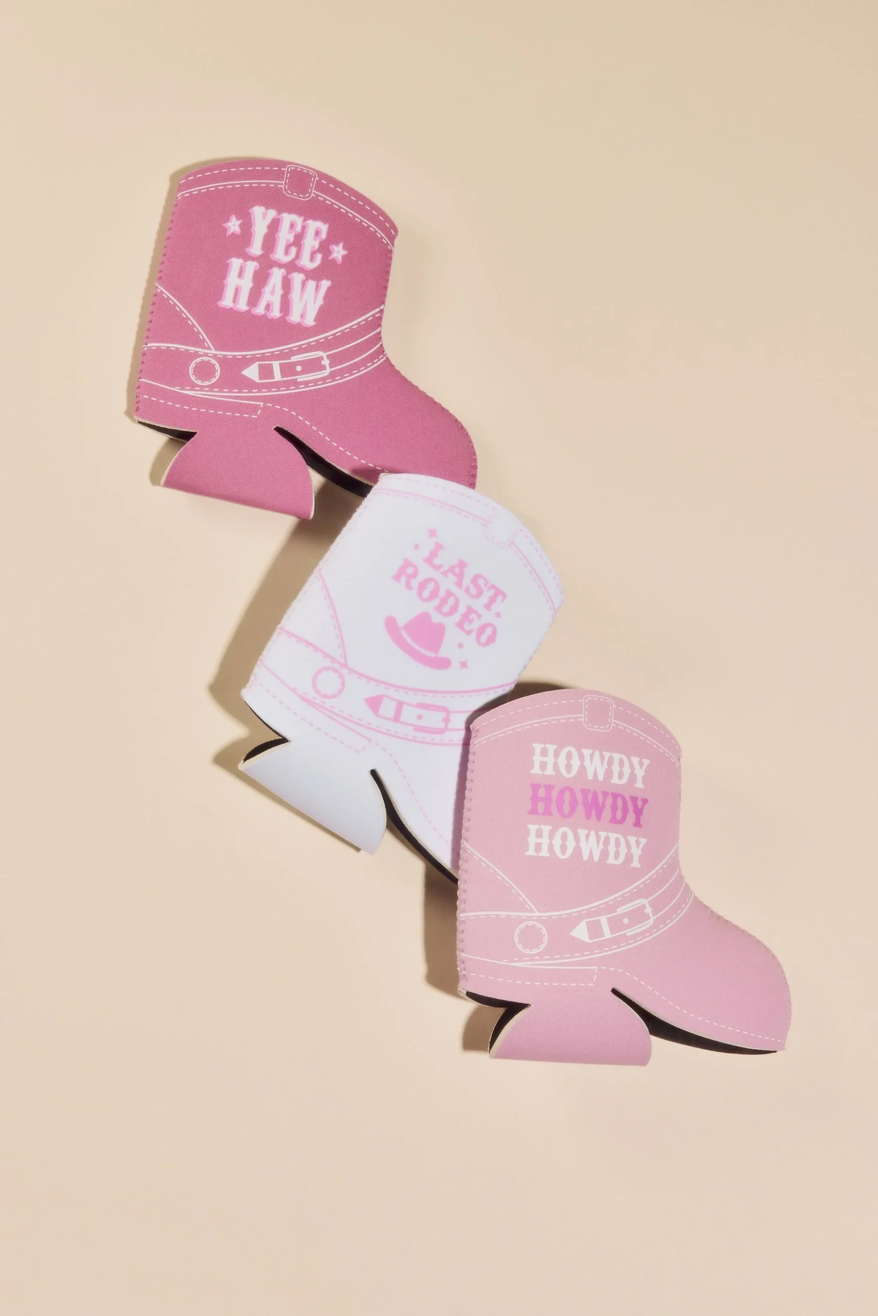 Cowboy Boot Drink Sleeve Set