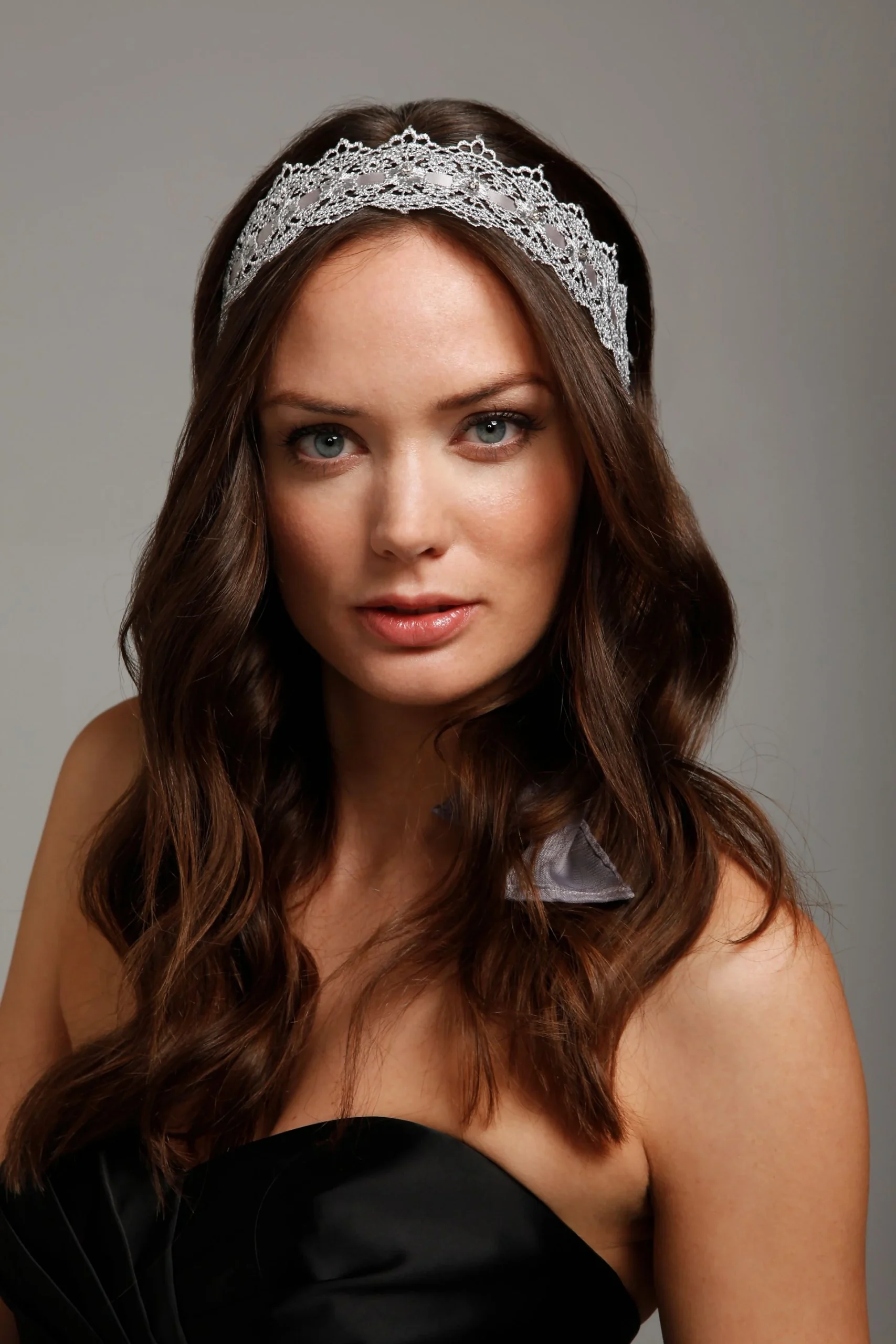 Crochet Ribbon Tie Headwrap
