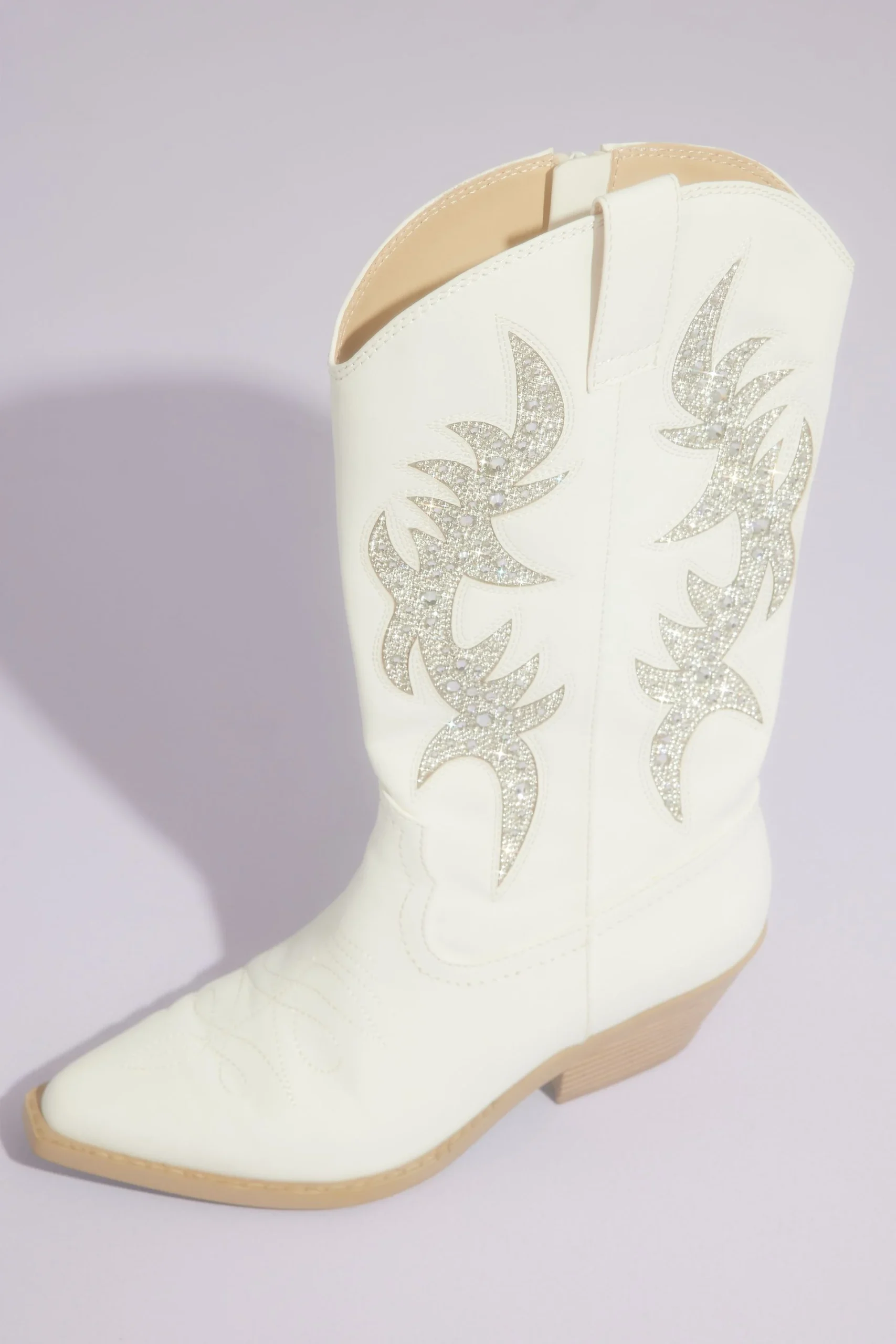Crystal Embellished Western Boots