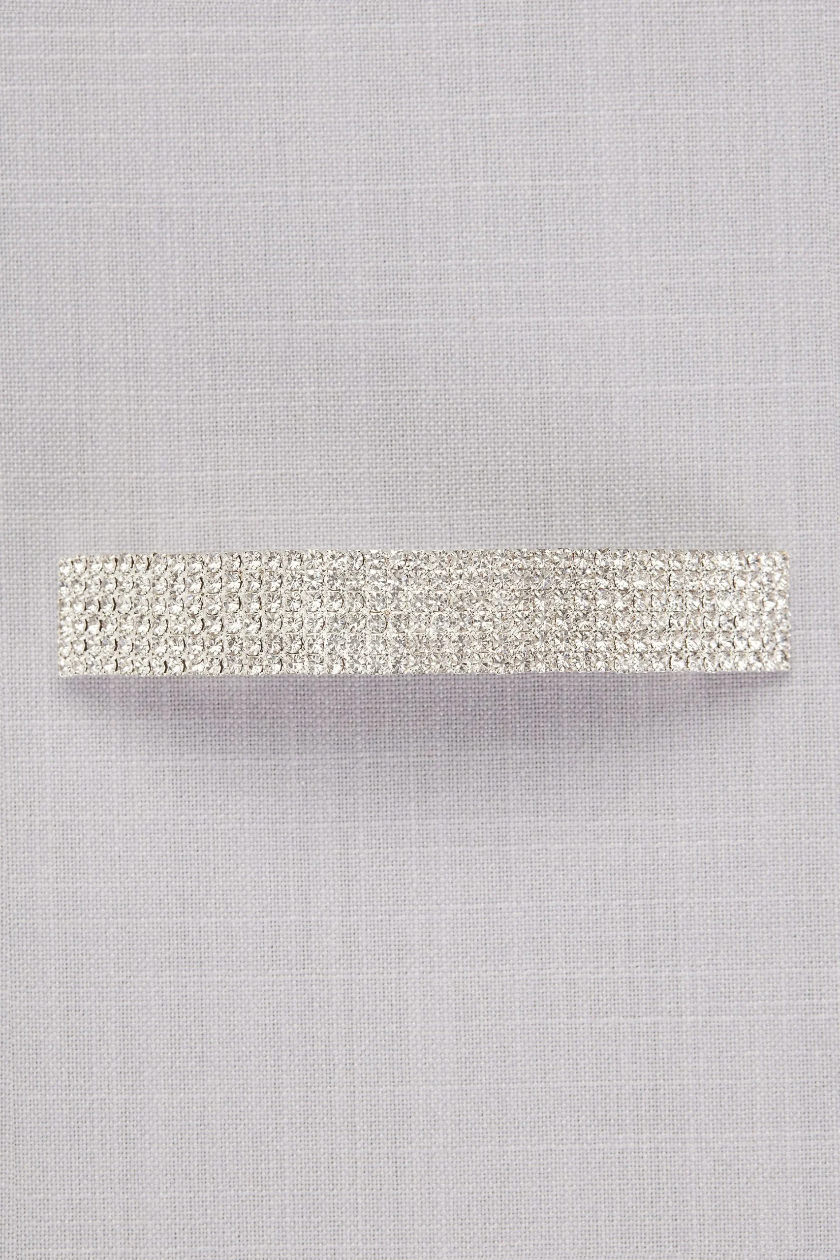 Crystal Rows Barrette