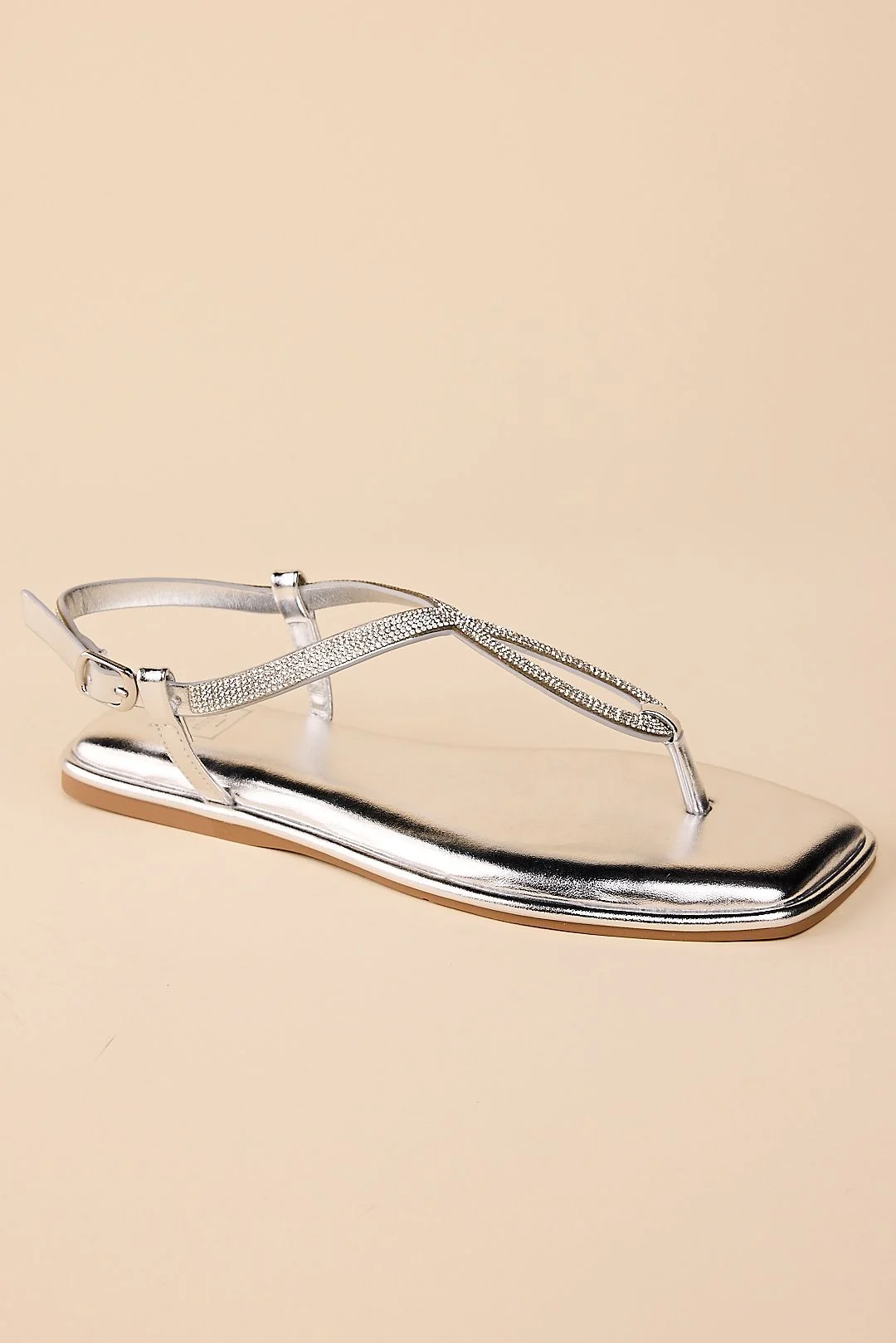 Crystal Thong Sandals