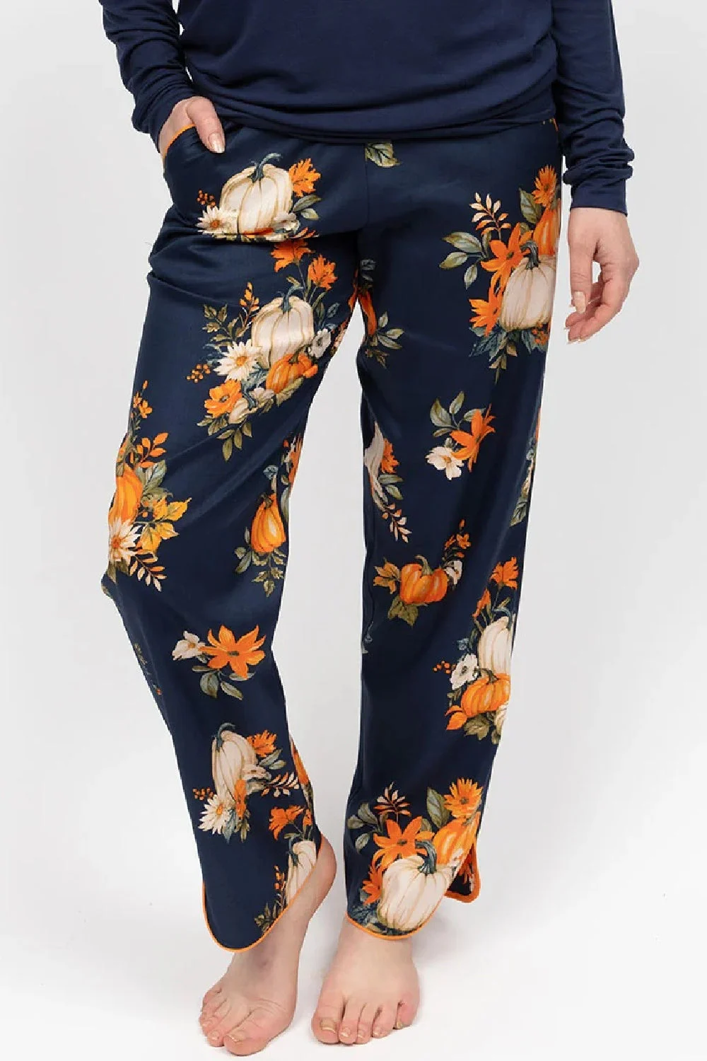 Cyberjammies Auburn Pajama Bottoms, Pumpkins (5076)