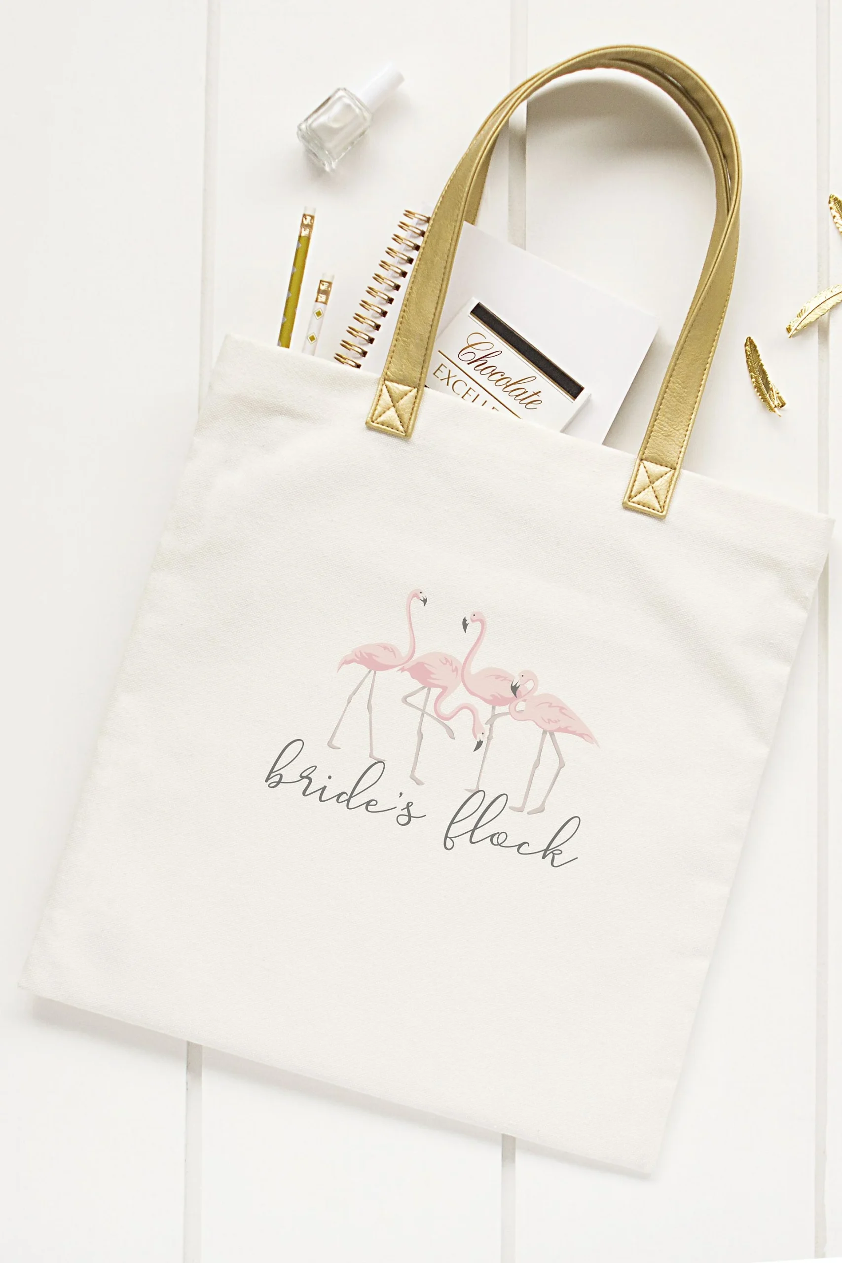 DB Exclusive Brides Flock Canvas Tote