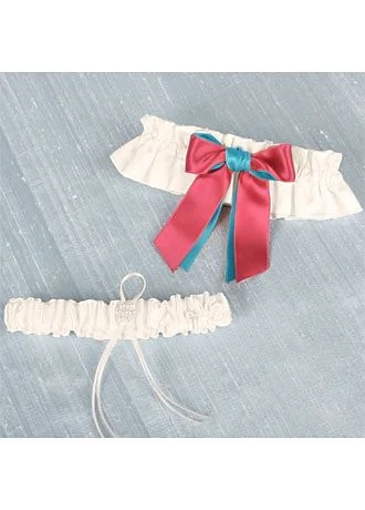 DB Exclusive Double Ribbon Garter Set