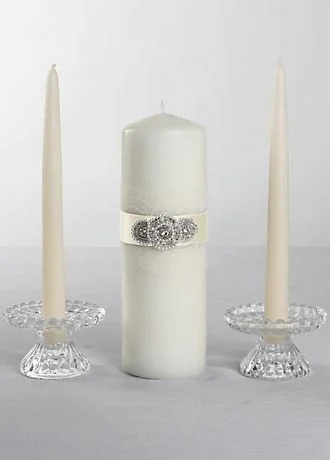 DB Exclusive Pearl Lace Unity Candle Set